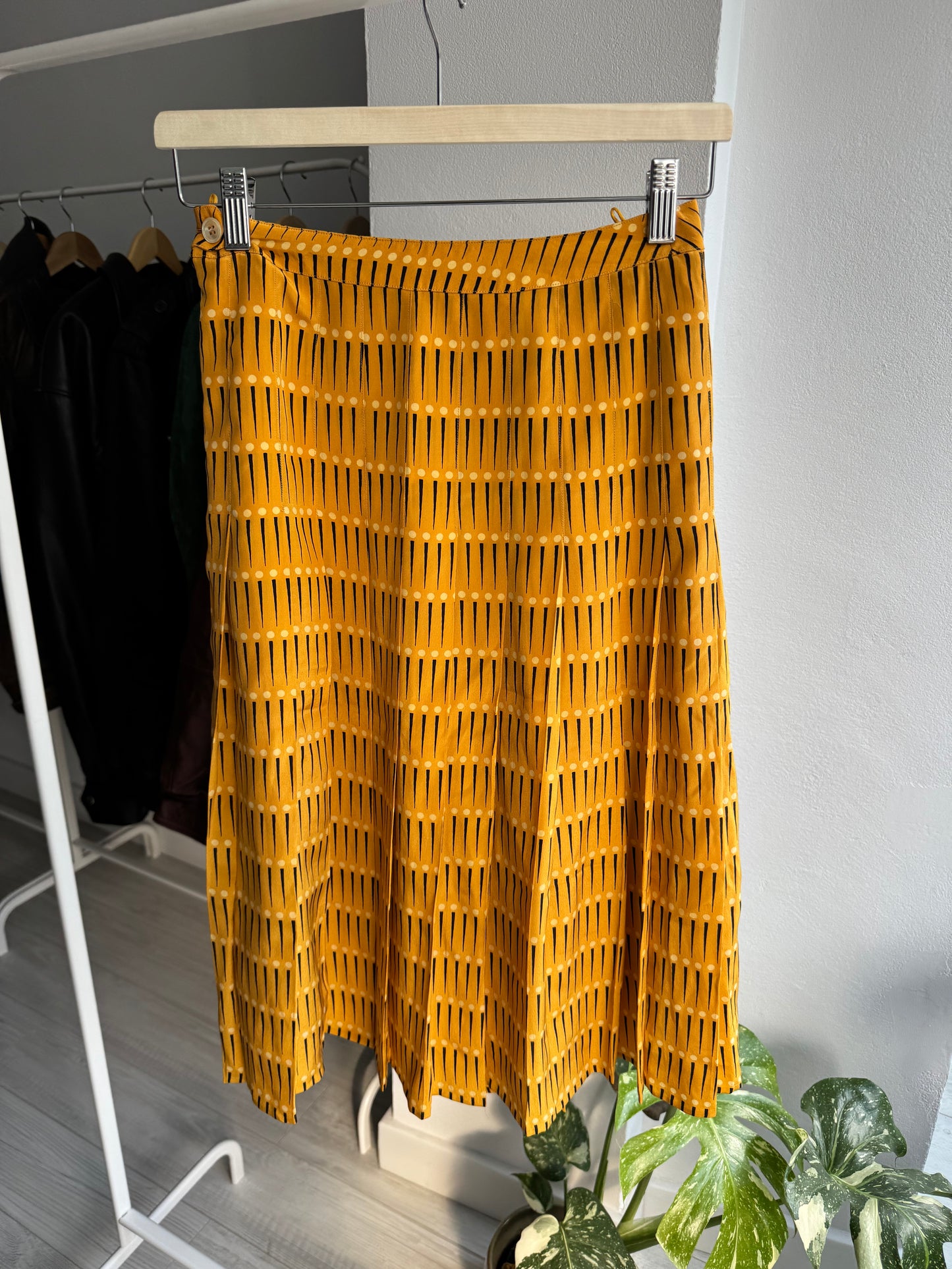 ✨ Fustă Vintage Printed – Size 0 (XS Damă)