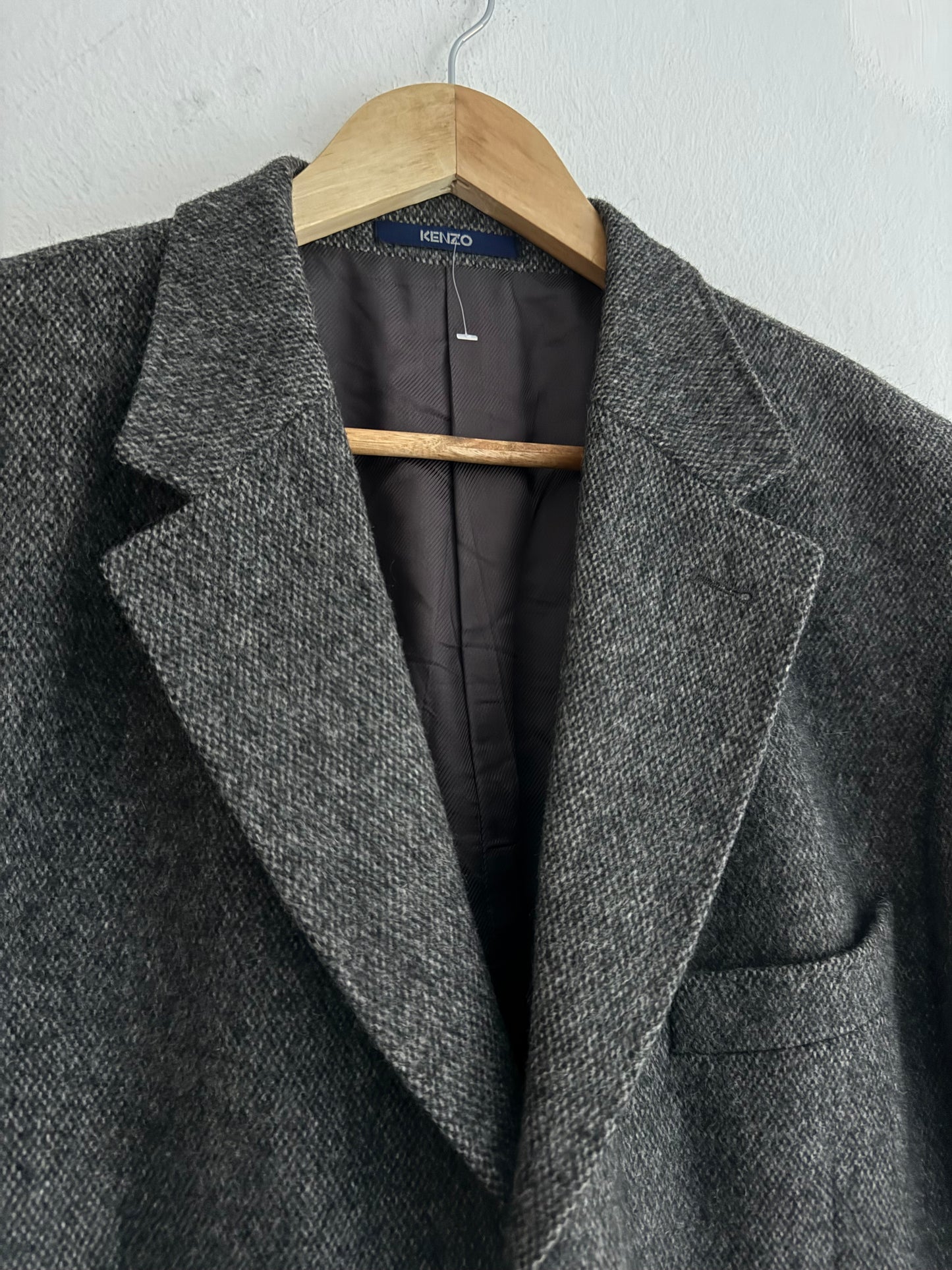 👔 🧥 Sacou Vintage Kenzo Homme Gri – Mărime XL–XXL