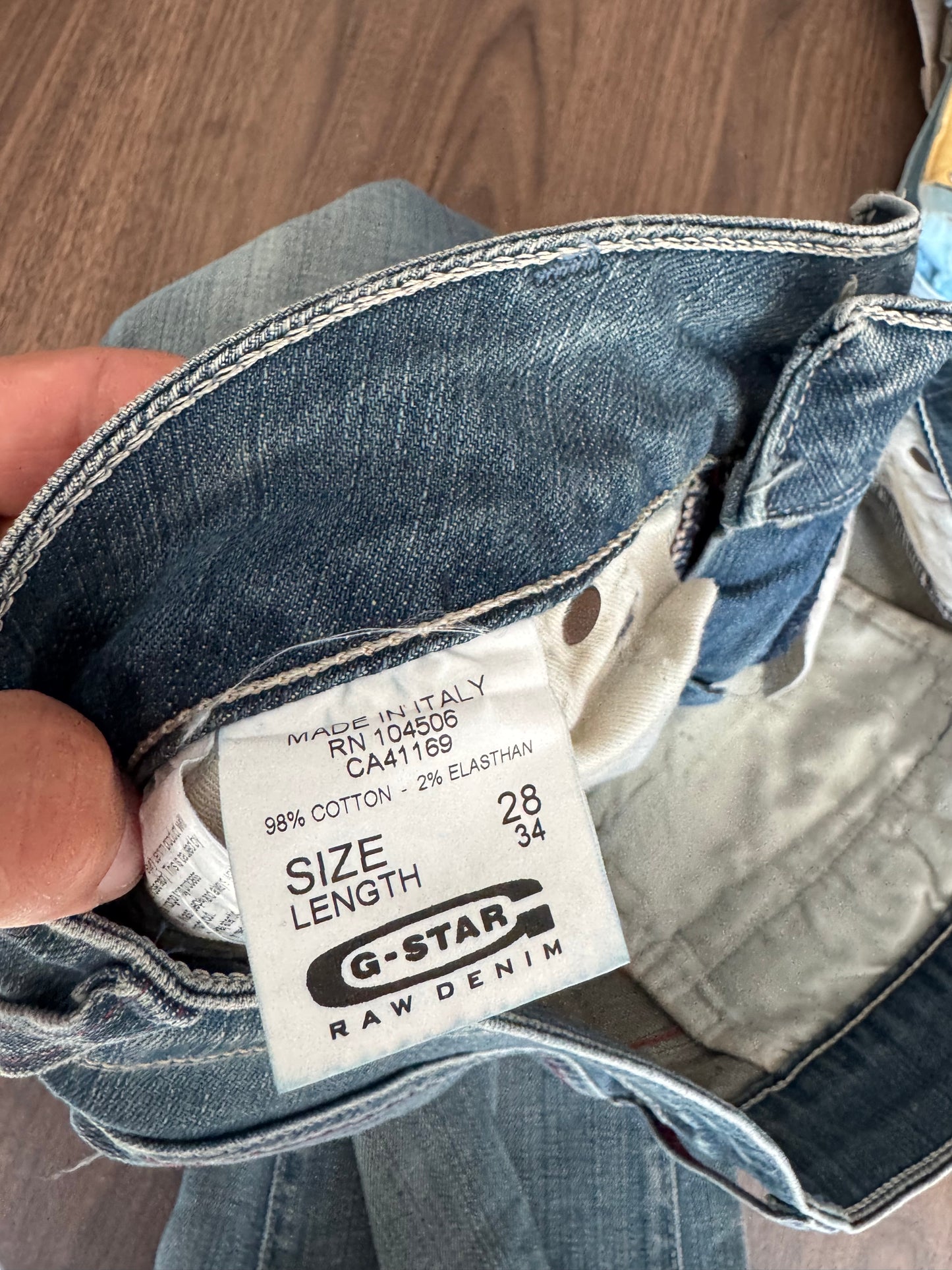 👖 Jeans Y2K G-Star Raw Bootcut Damă – W28 x L34 – Made in Italy