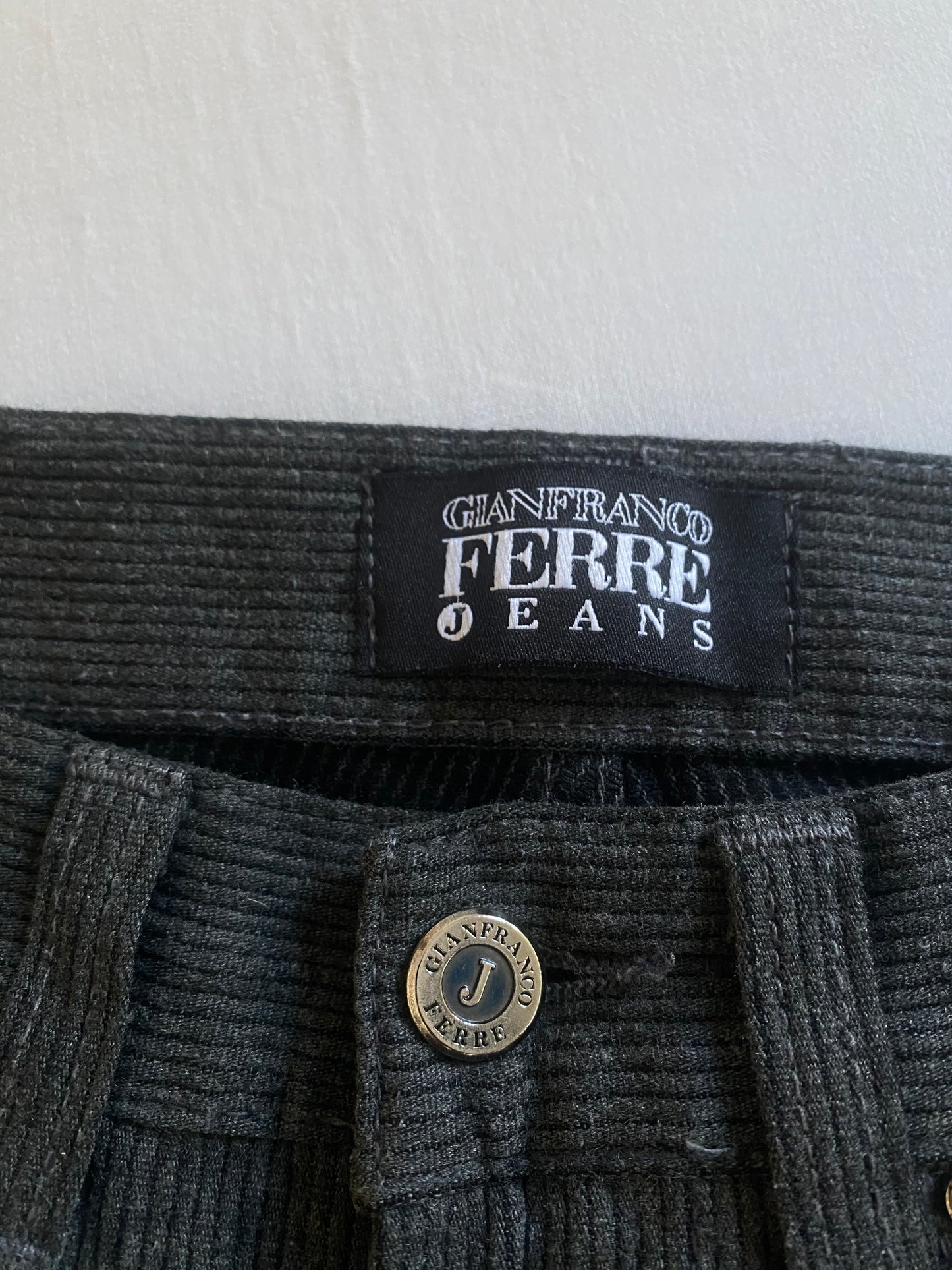 Y2K Gianfranco Ferre Light Corduroy Trousers