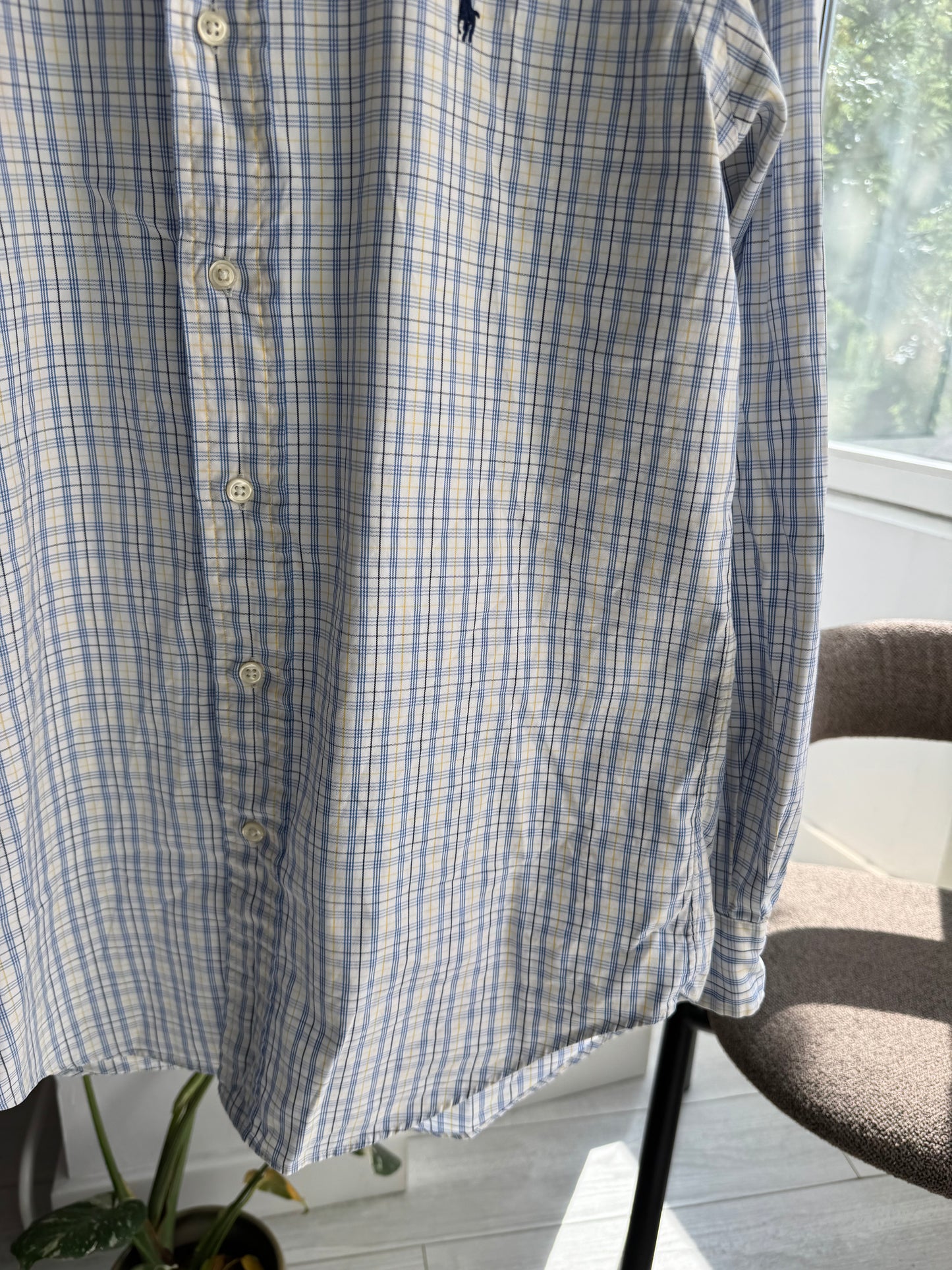 🐴 Cămașă Carouri Polo Ralph Lauren Vintage | Relaxed Fit – S Bărbați
