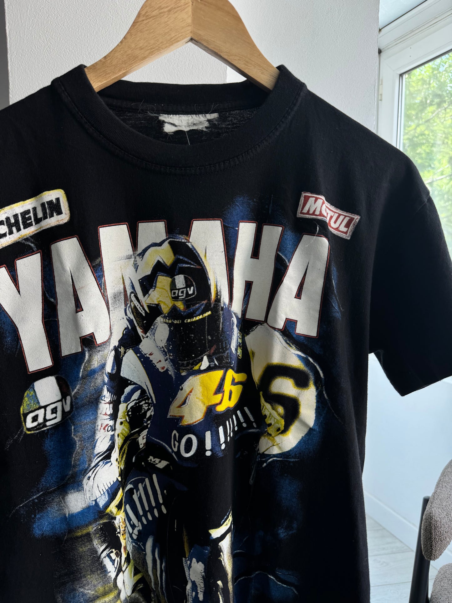 🏍️ Tricou Vintage Valentino Rossi Graphic Tee – M Bărbați
