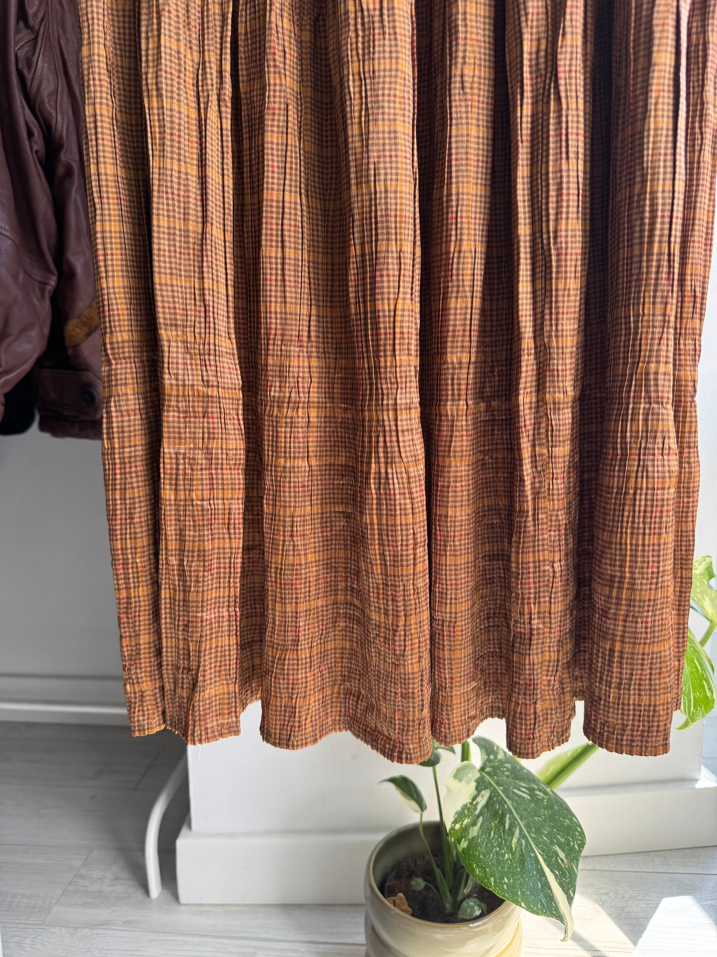 ✨ Fustă Vintage Printed din Mătase – IT 42 (M Damă) – Made in Italy