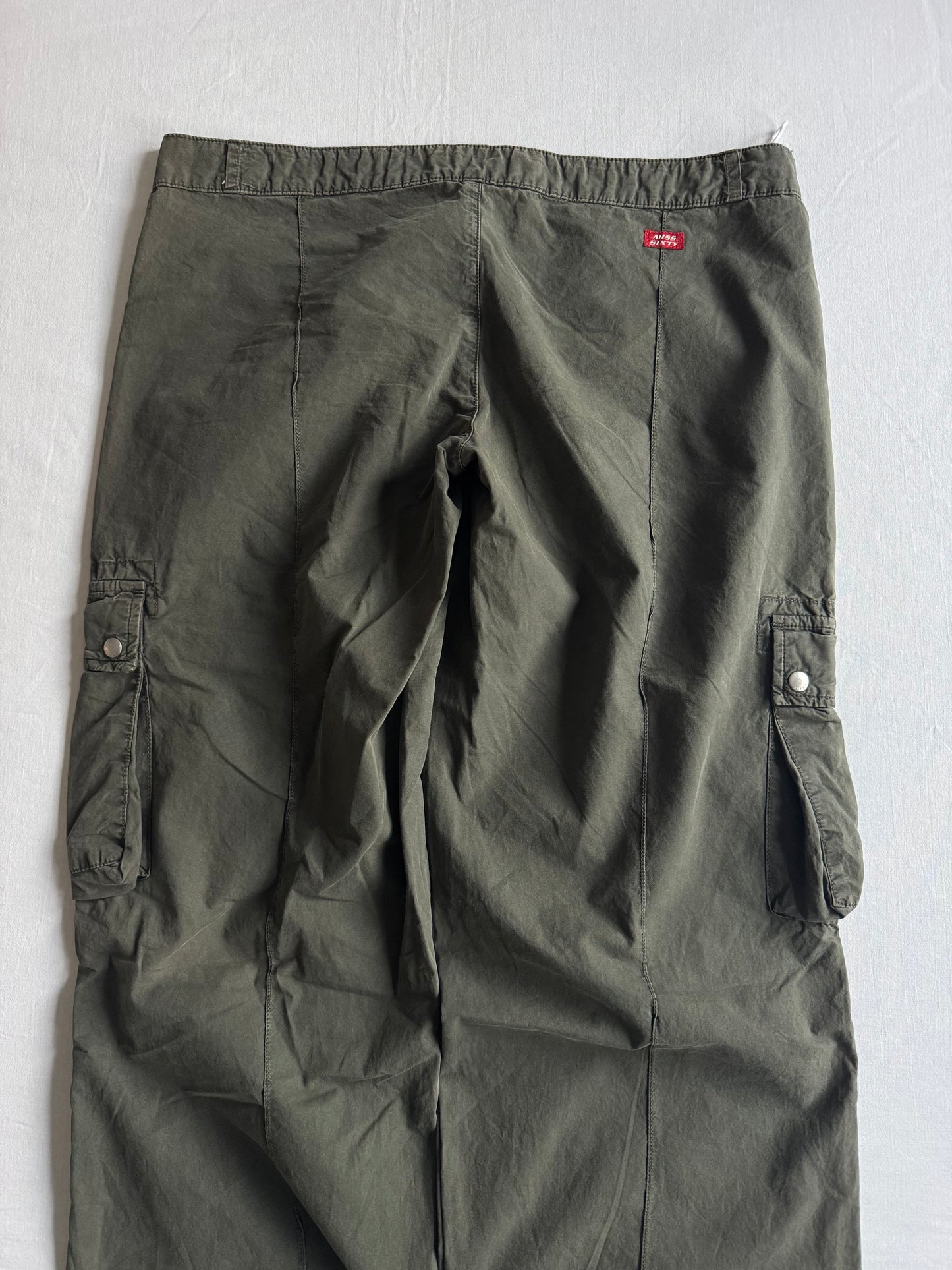 🪖 Pantaloni Cargo Y2K Miss Sixty – Made in Italy – US 29