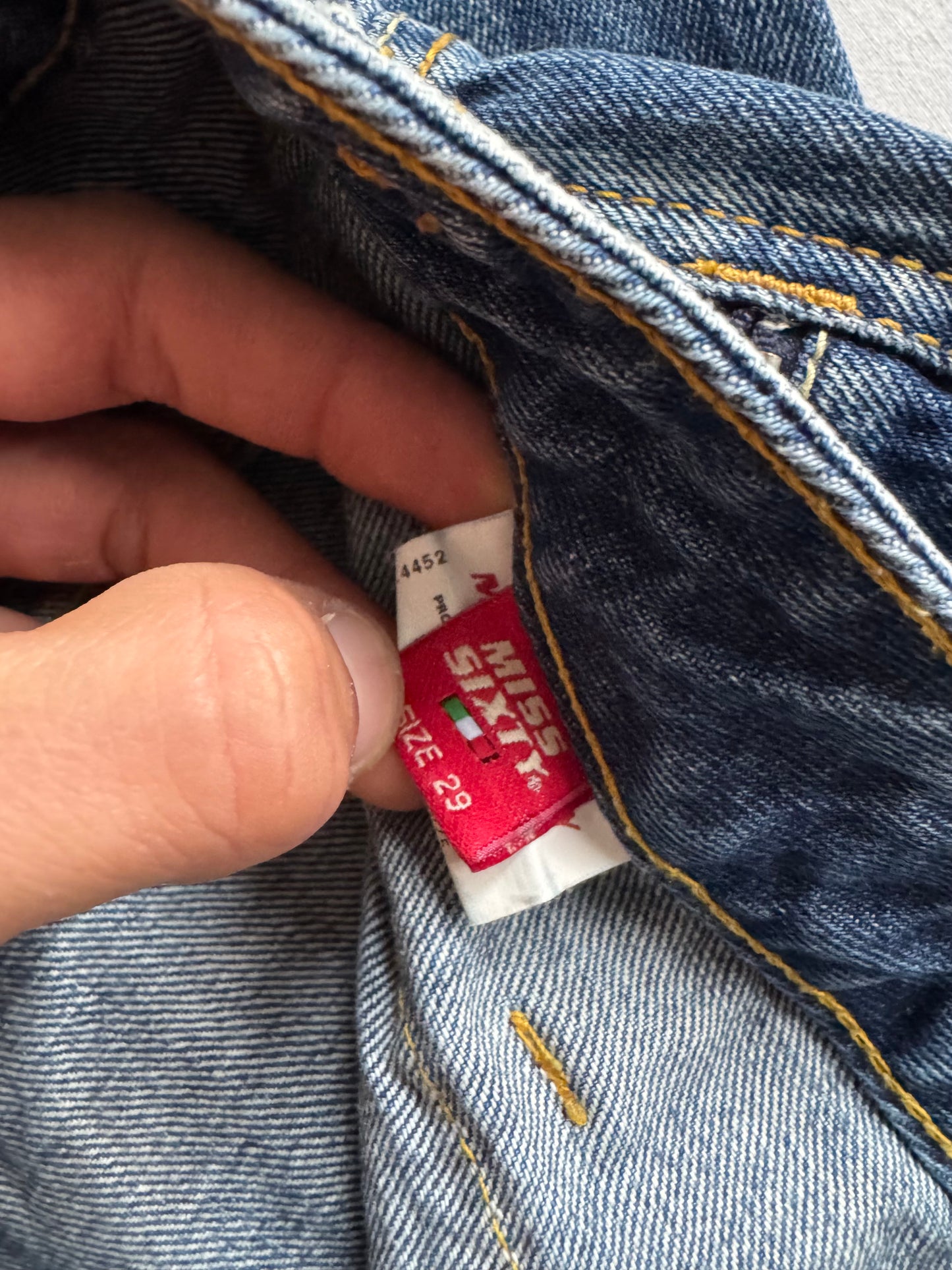 👖 Blugi Miss Sixty Y2K bootcut pentru femei – mărimea US 29, Made in Italy