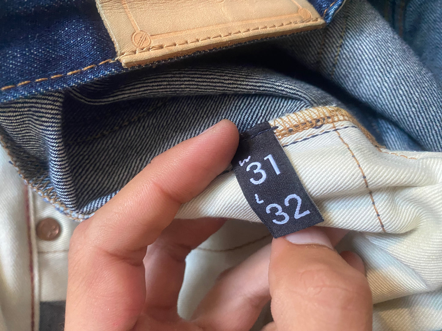 Jeans Hiut Denim Co – Hackr Model – Japanese Selvedge – Slim Fit – W31 L32