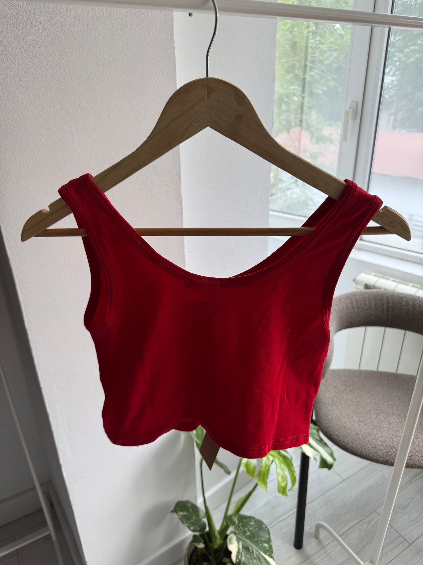 🍒 Top Y2K Cropped – M Damă – Made in Italy – New With Tags