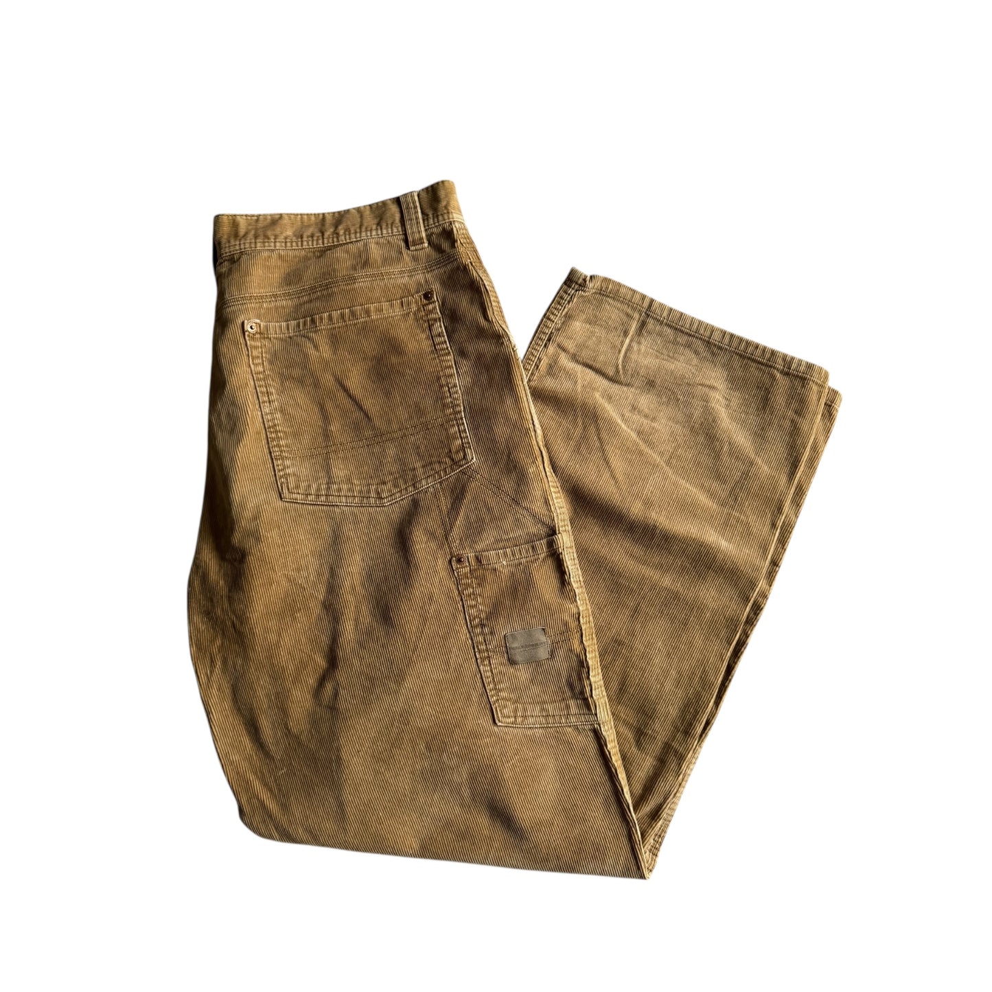 🔨 Y2K Urban Pipeline Pantaloni Baggy / Corduroy Brown (W36 x L32)