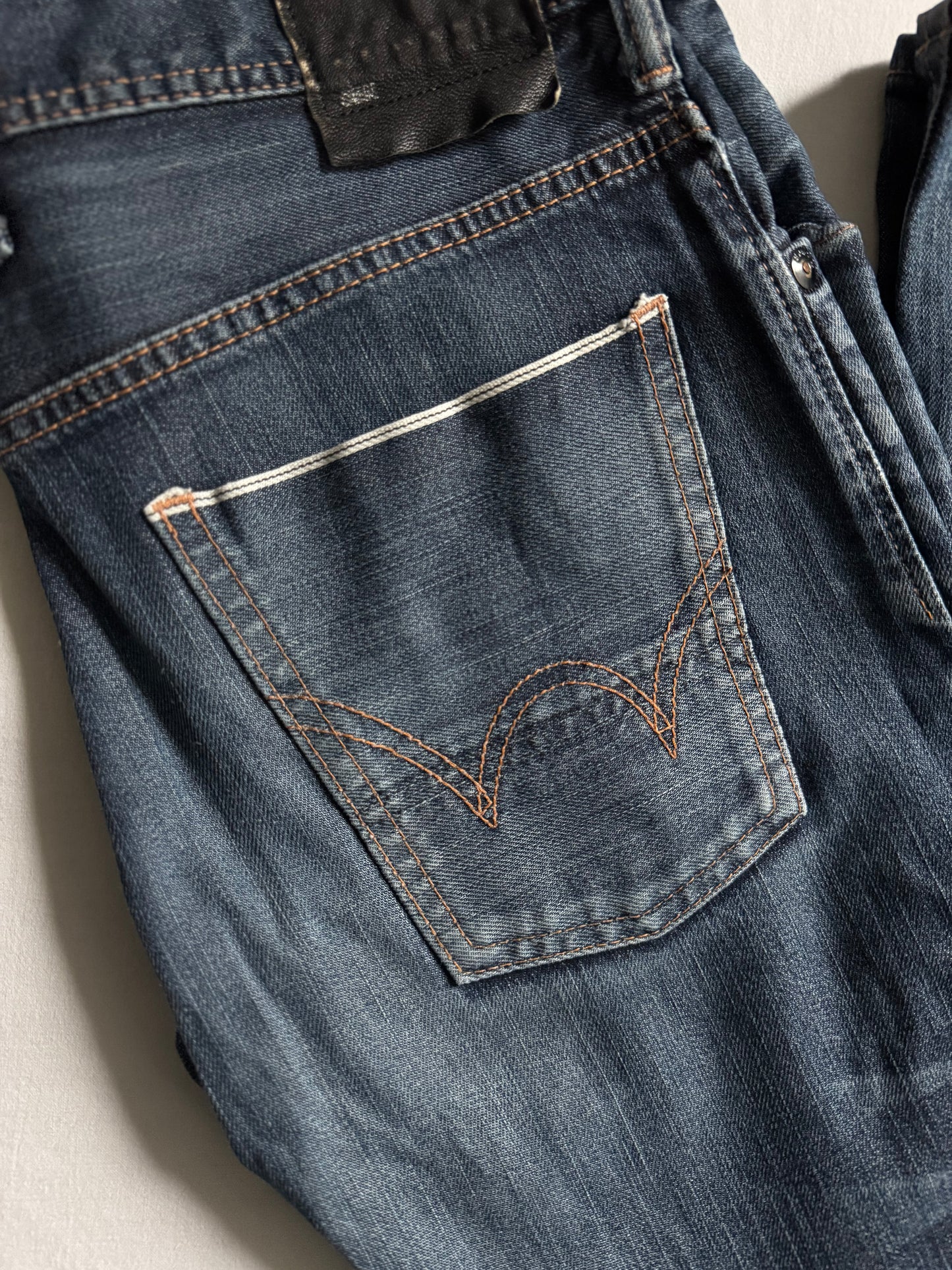 🇯🇵 👖 Edwin SK505S Selvedge Denim Jeans – Skinny Fit – W30 / EU 40 – Made in Japan