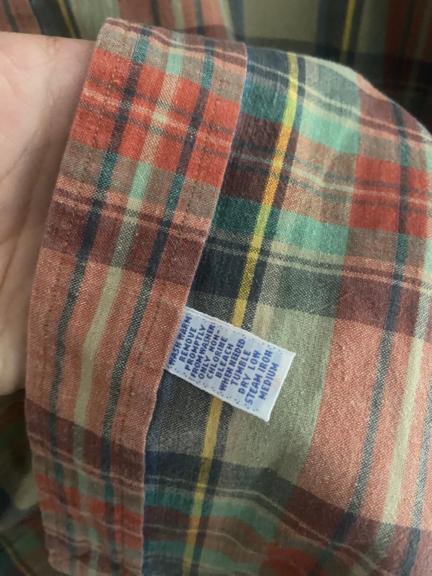 Cămașă Vintage Polo by Ralph Lauren – Flanelă din Bumbac Gros, Fit Oversized, Mărime L