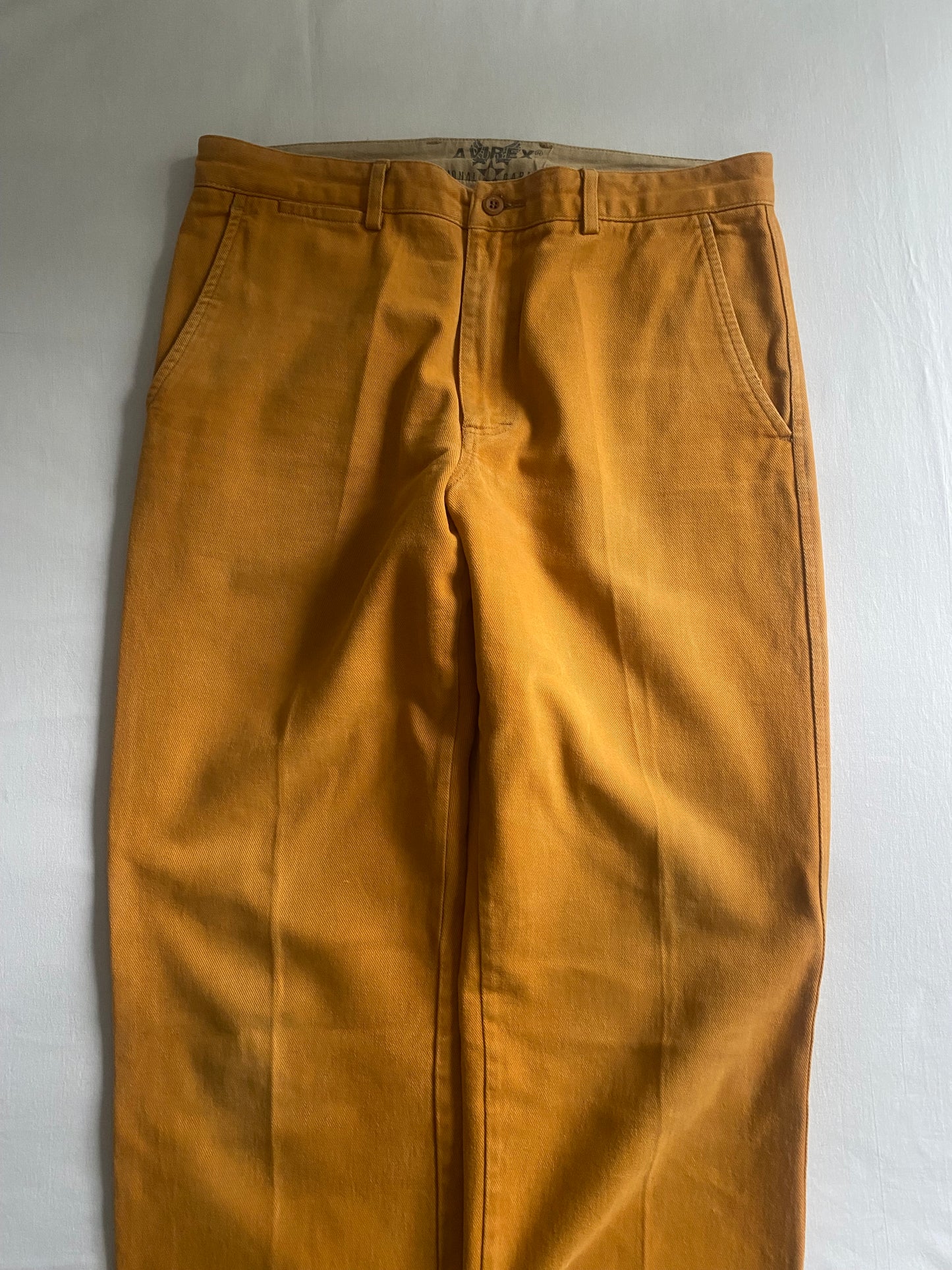 Avirex Vintage – Pantaloni Chino Portocalii