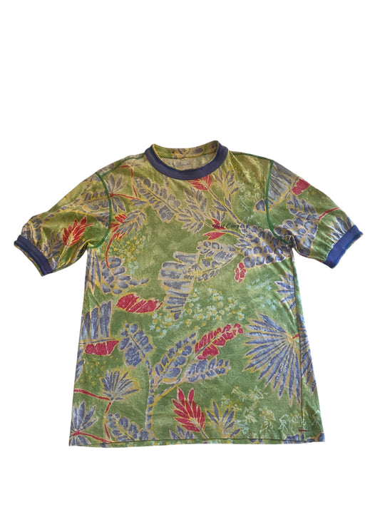 Vintage Best Company All Over Print Floral Shirt