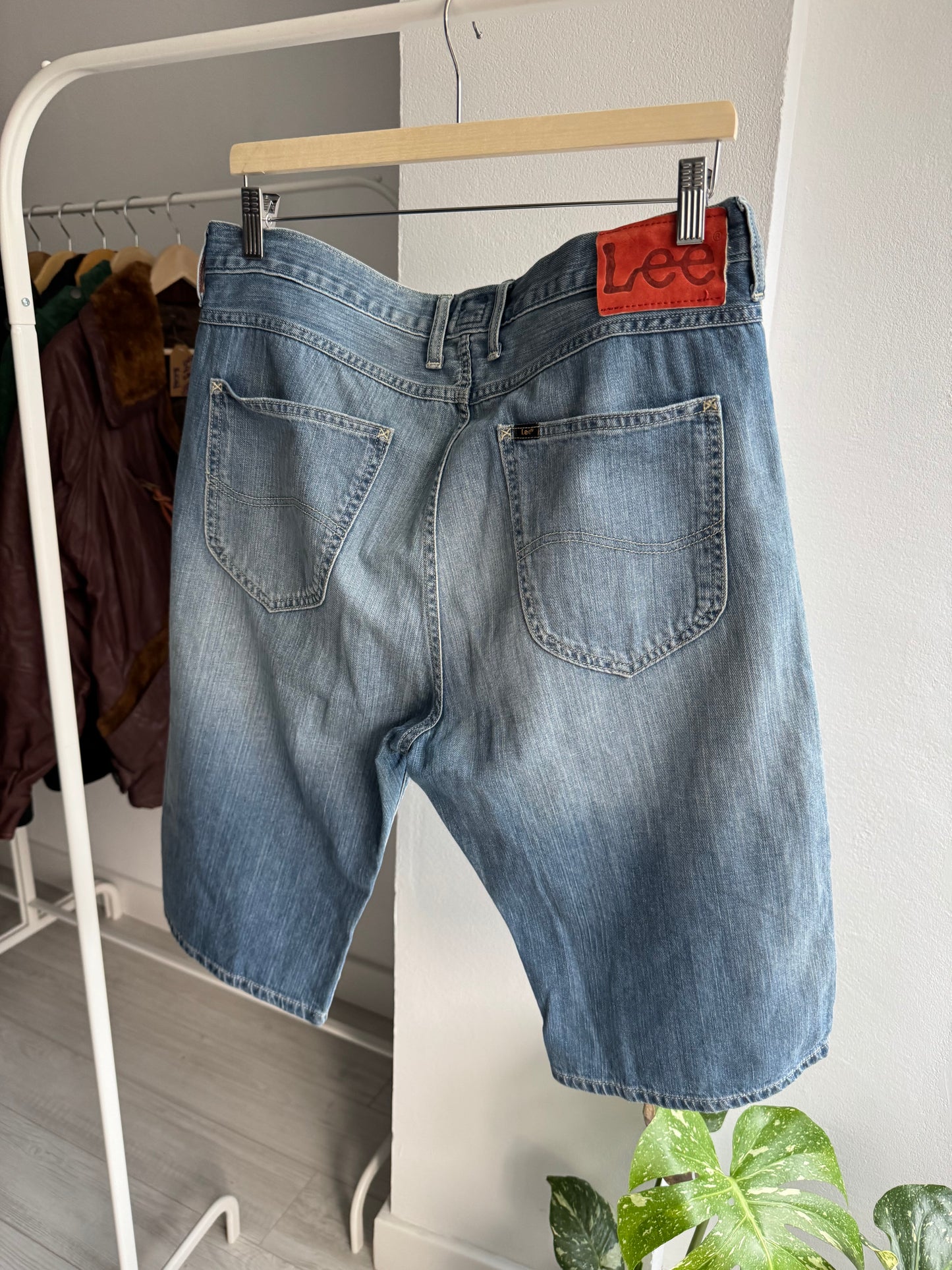 👖 Pantaloni Scurți Vintage Lee Baggy Jorts – W34 Bărbați