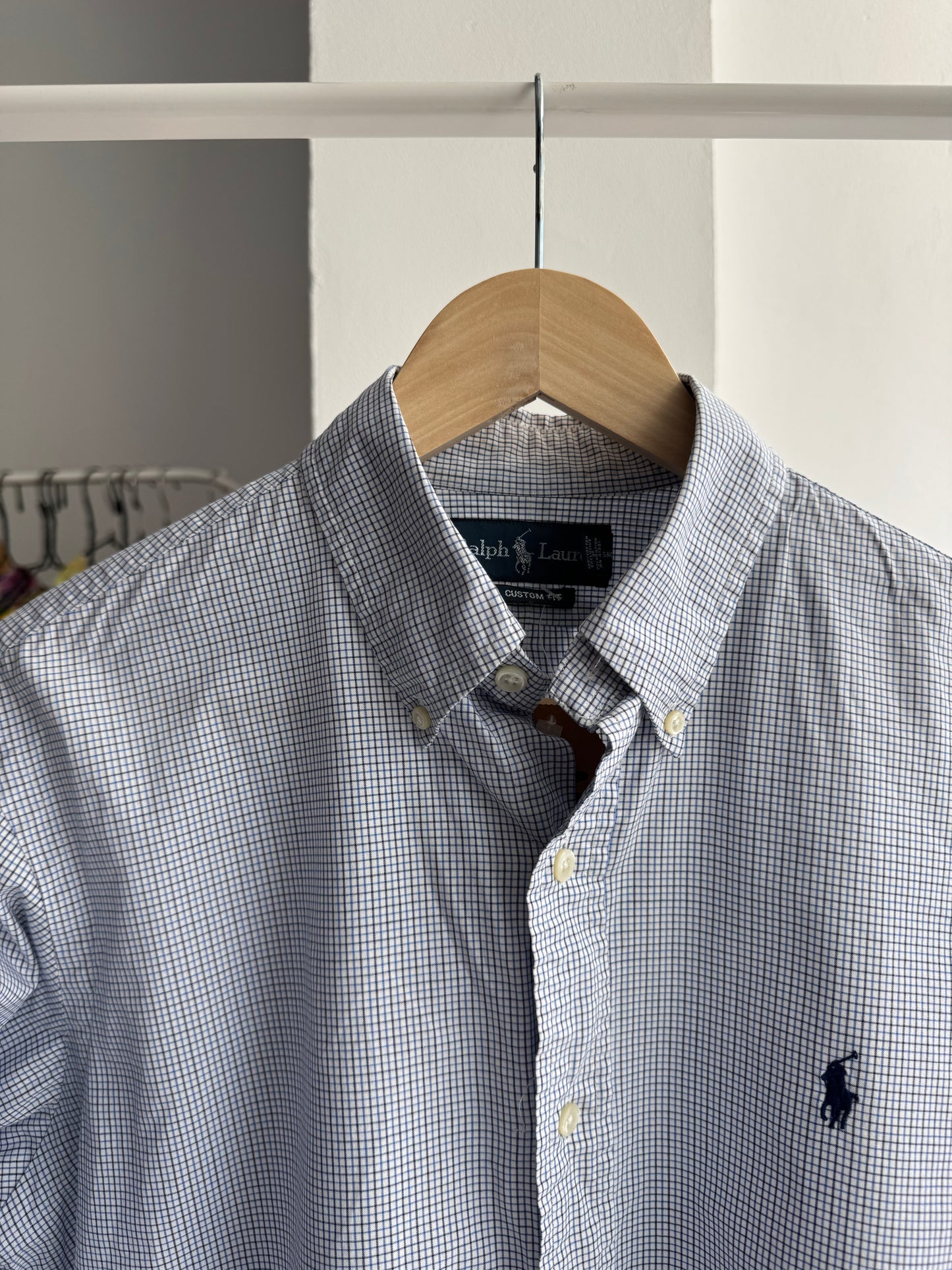 🐴 Cămașă Carouri Polo Ralph Lauren Vintage - Relaxed Fit – M Bărbați