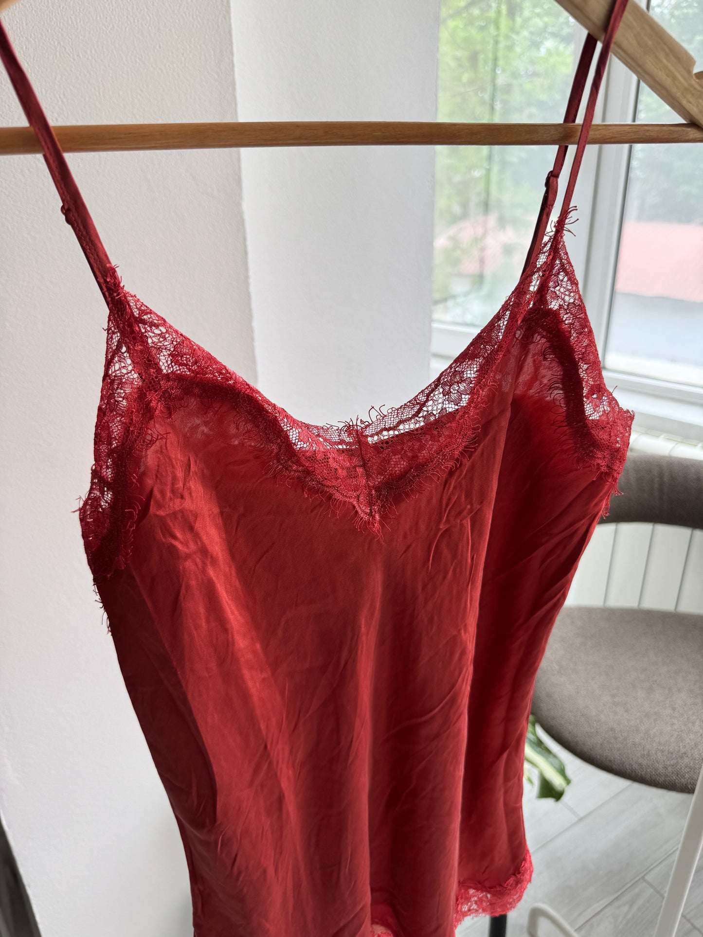 ✨ Top Y2K din Mătase – XS/S Damă