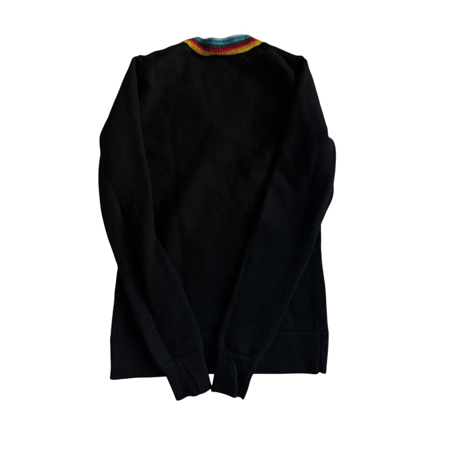 🐊 🧶 Pulover vintage Lacoste V-neck negru – mărimea S femei