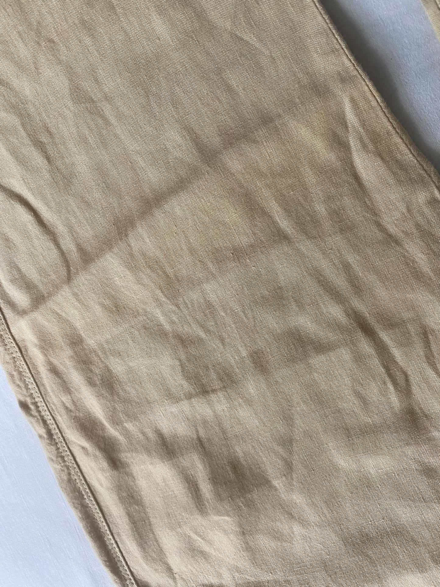 👖 Y2K Levi’s Cream Linen Baggy Pants