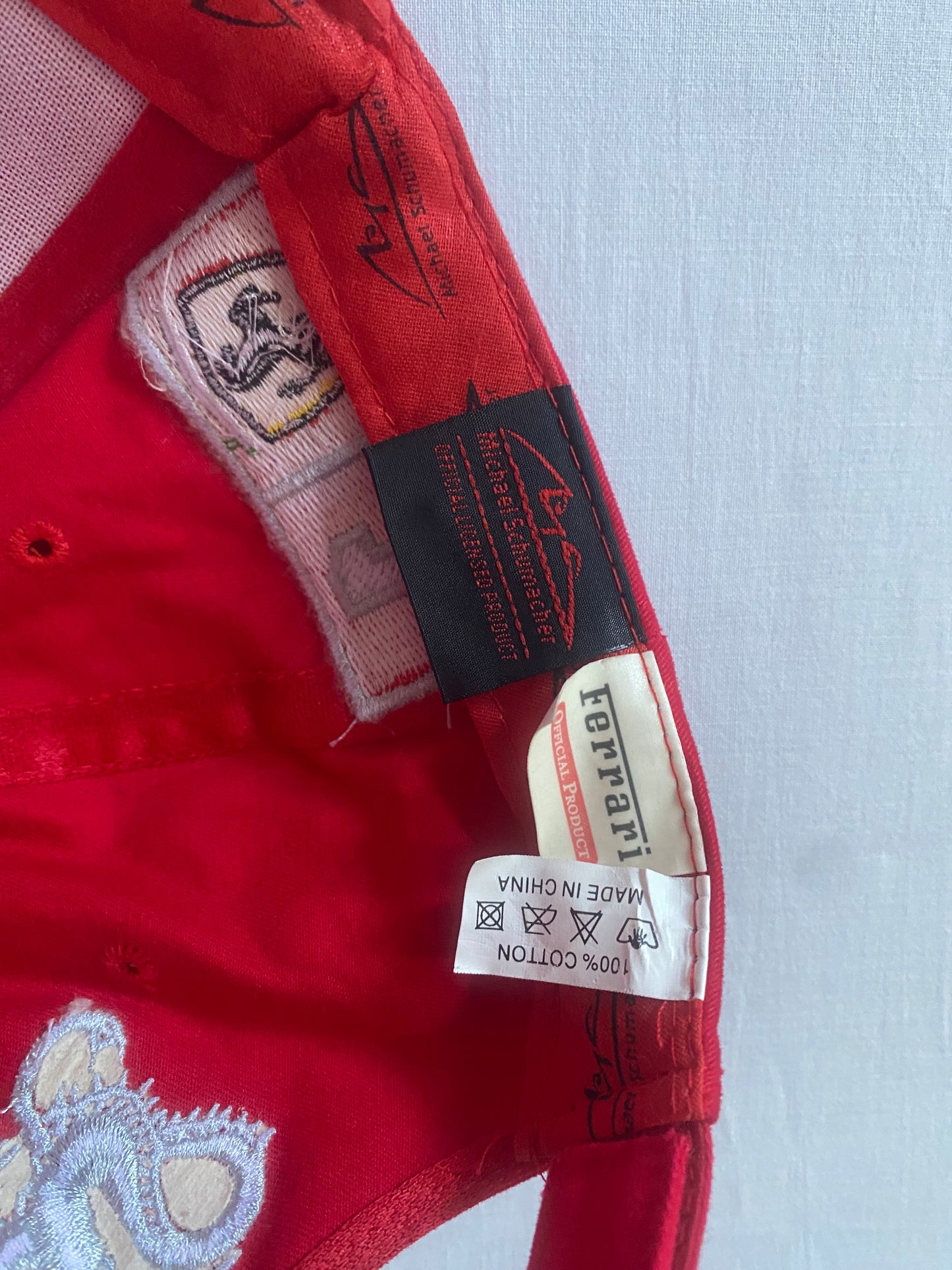 🧢 Șapcă Vintage Ferrari x Michael Schumacher