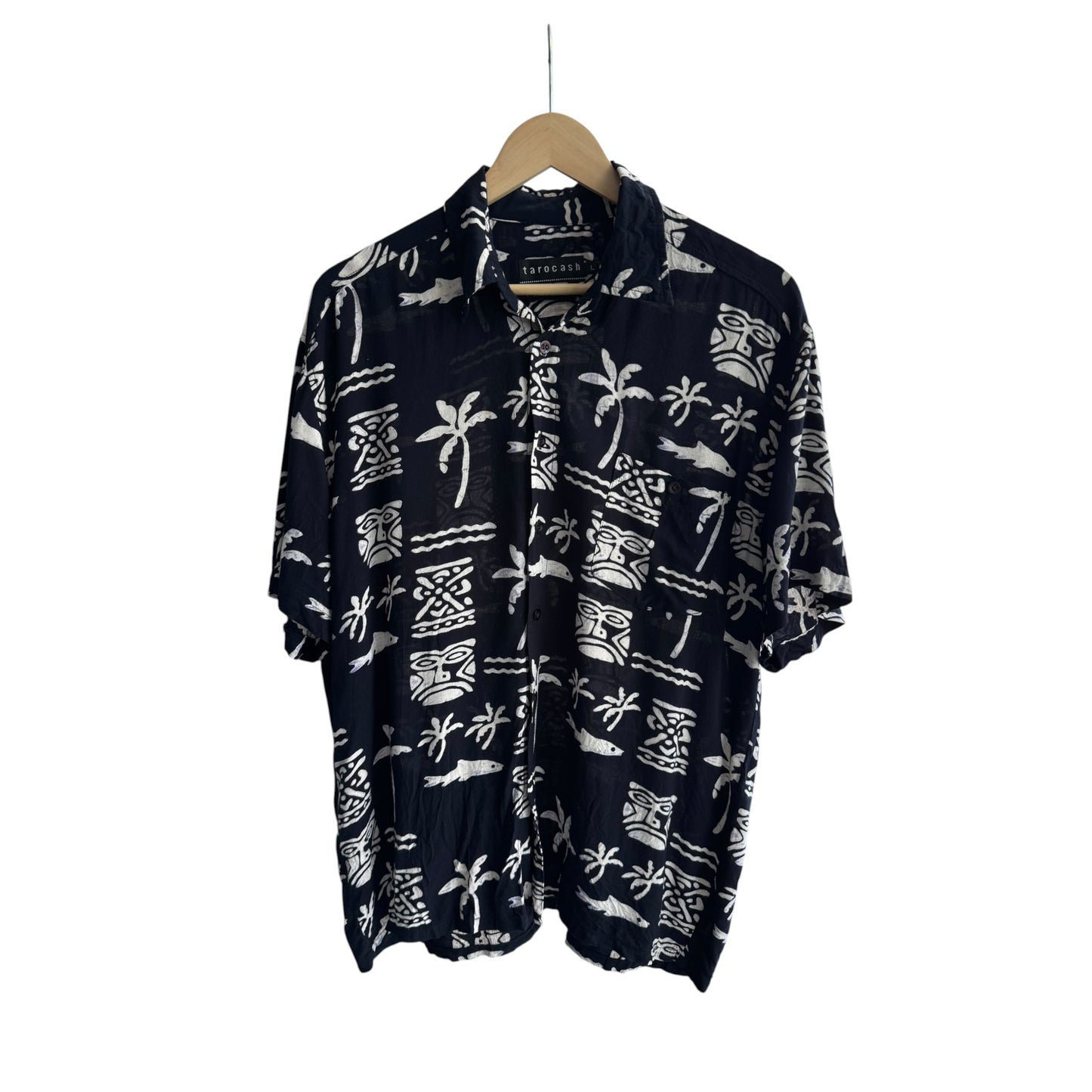 🏄‍♂️ Cămașă Imprimată Vintage Navy - Made in Australia – L Bărbați