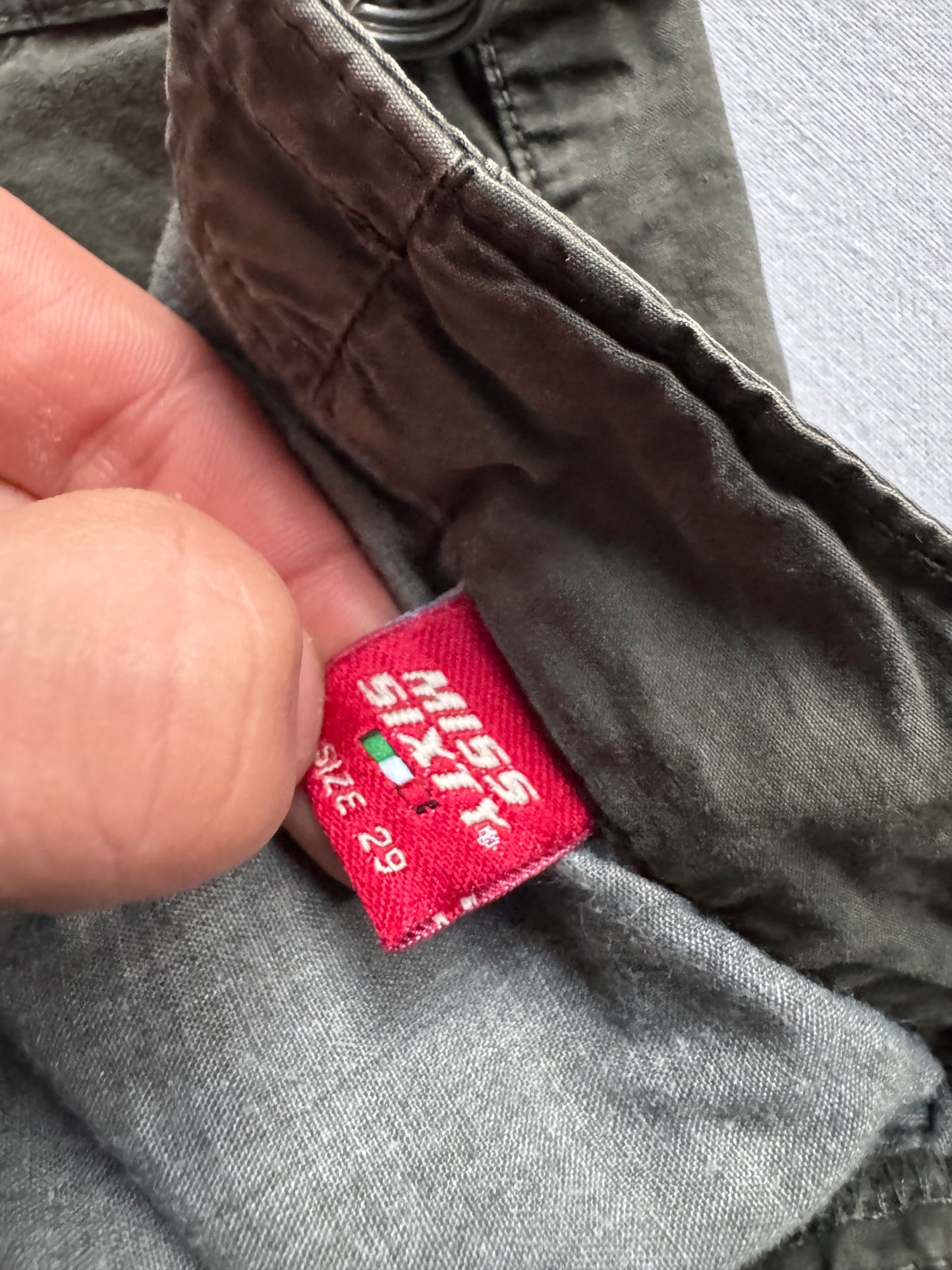 🪖 Pantaloni Cargo Y2K Miss Sixty – Made in Italy – US 29