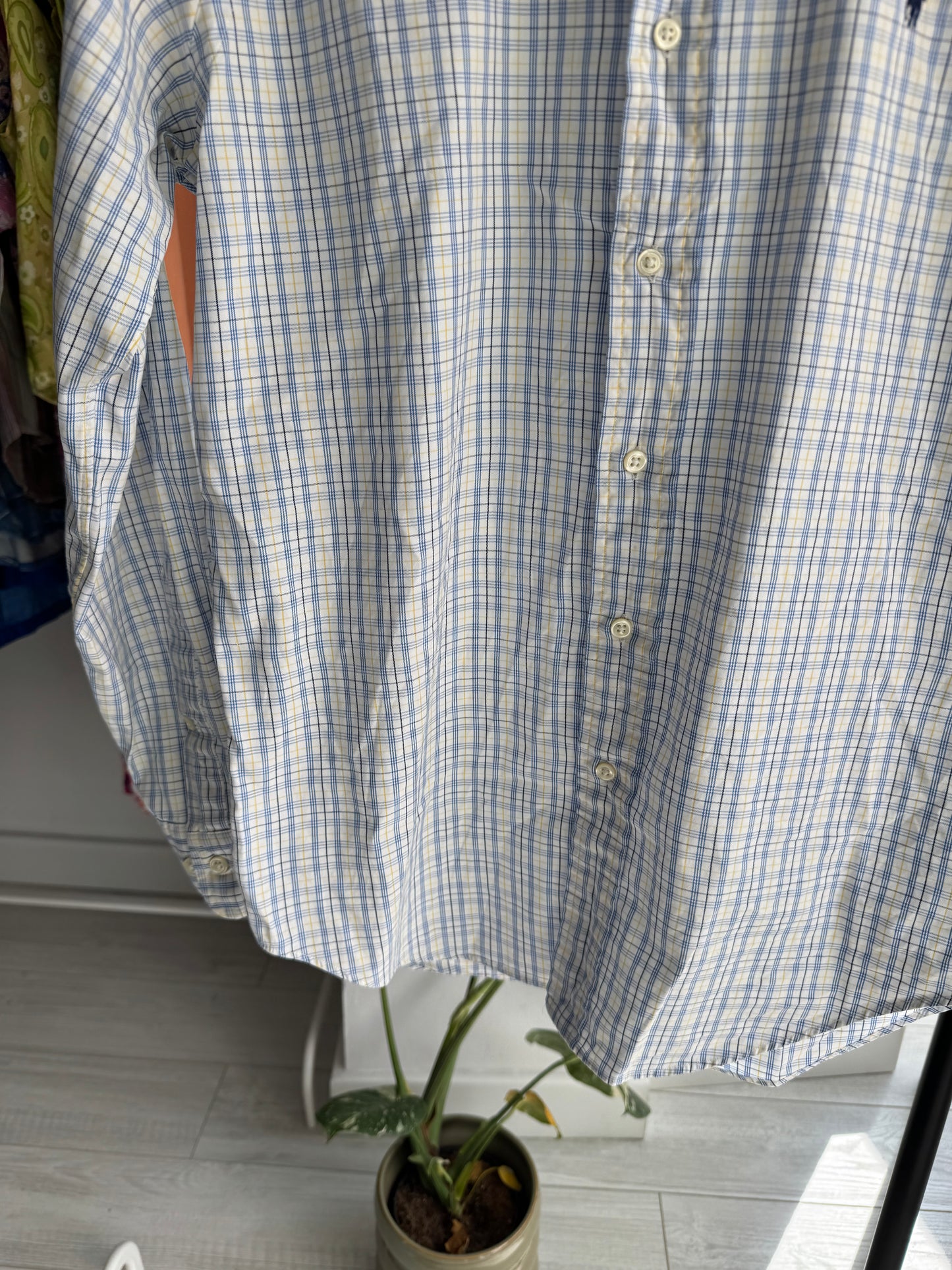 🐴 Cămașă Carouri Polo Ralph Lauren Vintage | Relaxed Fit – S Bărbați