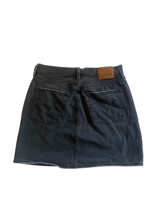 Fustă Levi’s High Rise Deconstructed – Black Washed Denim – Mărime 29