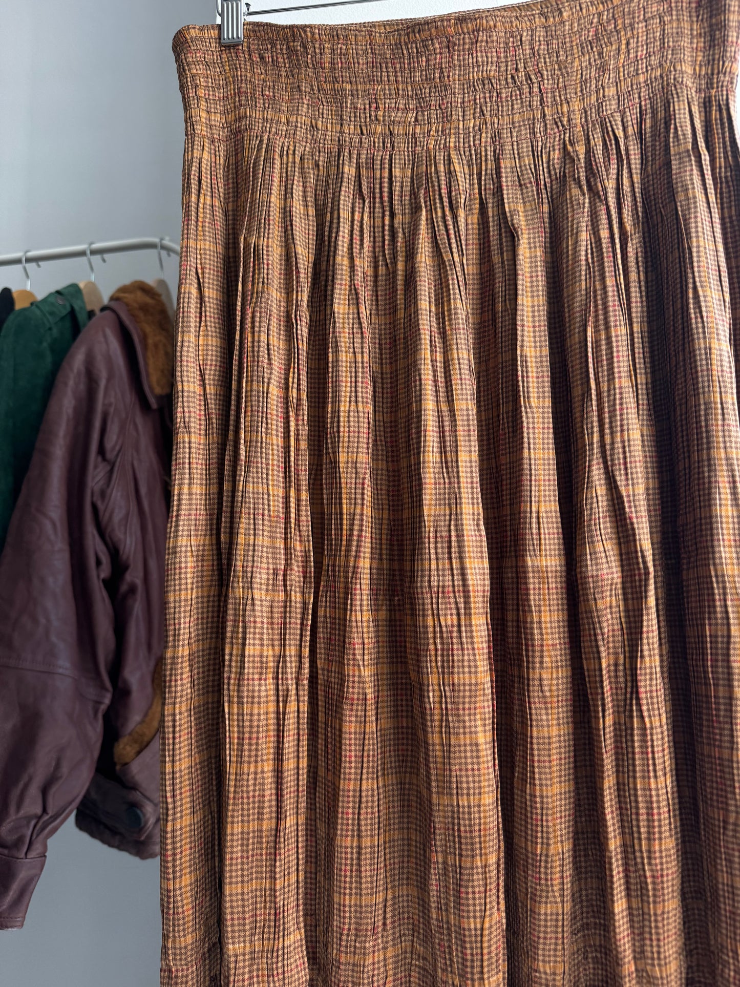 ✨ Fustă Vintage Printed din Mătase – IT 42 (M Damă) – Made in Italy