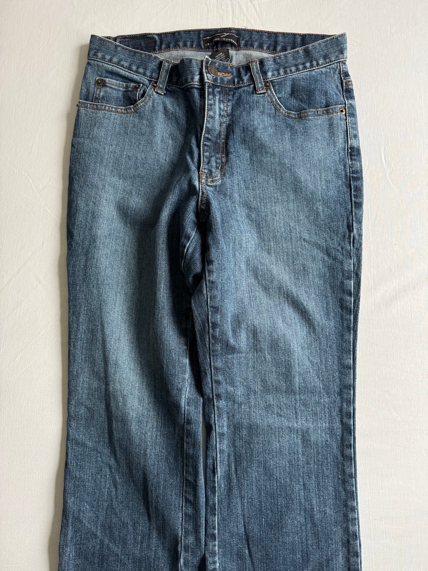 👖 Blugi Y2K Bootcut Petite – Mărime US 8 (Petite) / EU 38