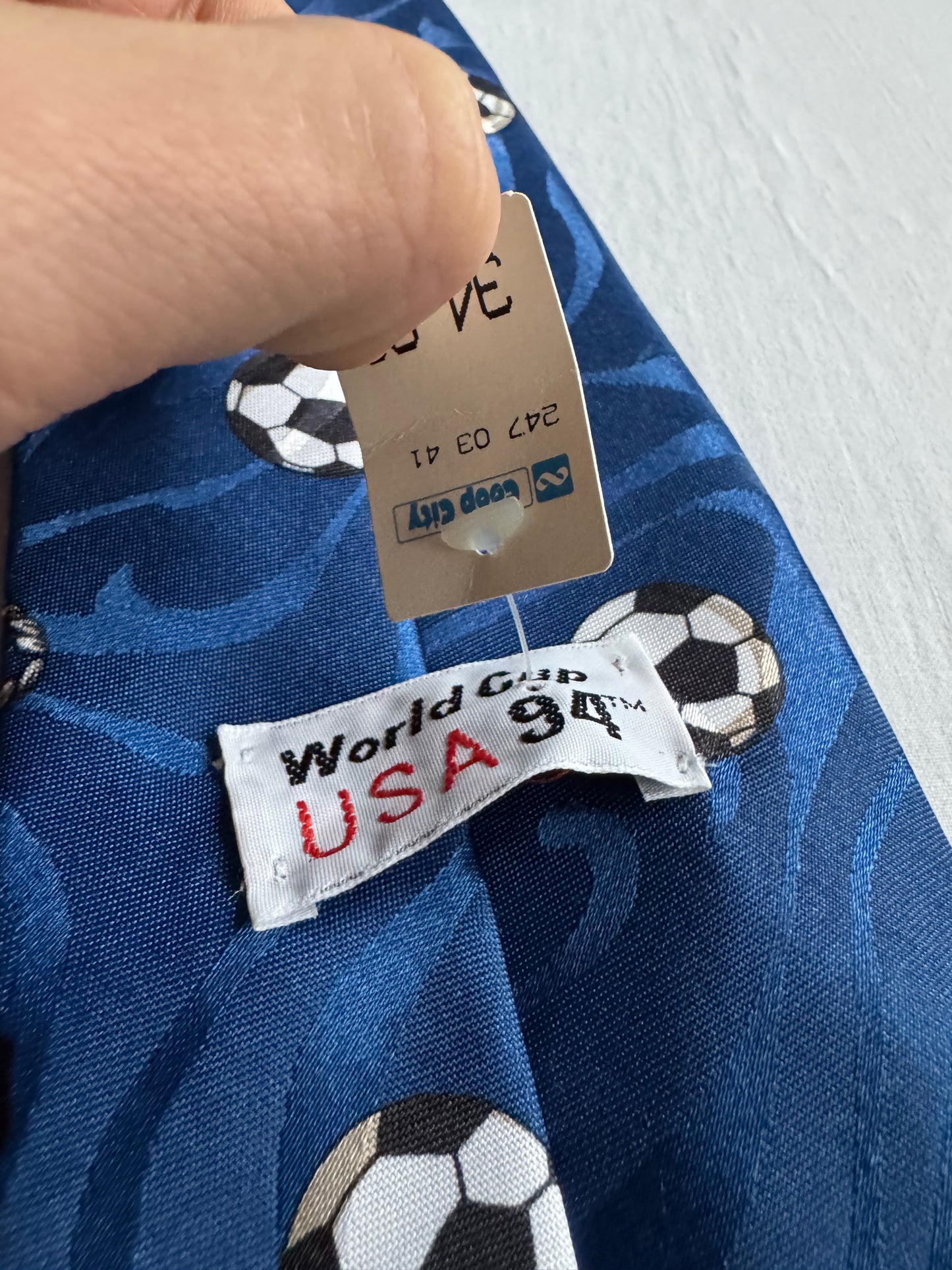 ⚽️ Cravată Vintage Graphic USA World Cup ’94