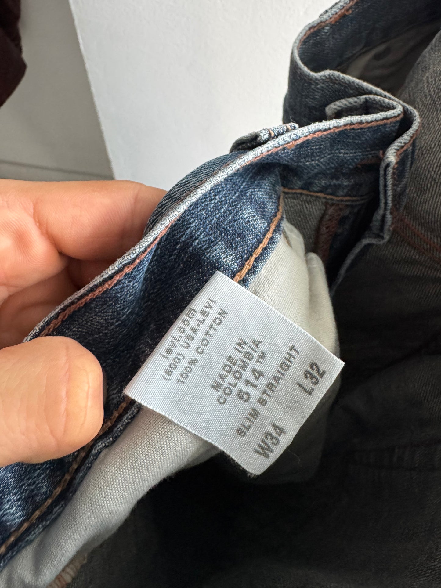 👖 Jeans Y2K Levi’s 514 Straight Fit – W34 x L32