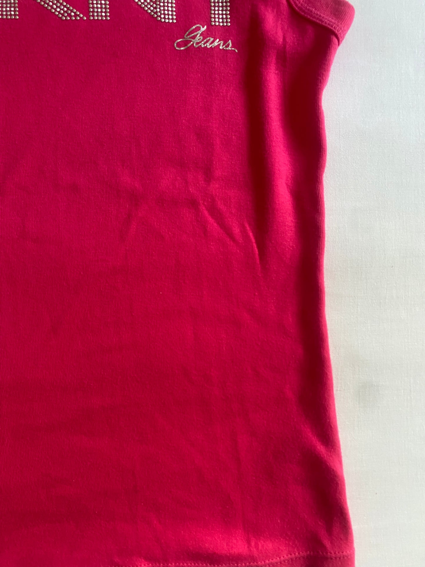 🖤 Top Y2K DKNY din Bumbac – XS – Made in Canada