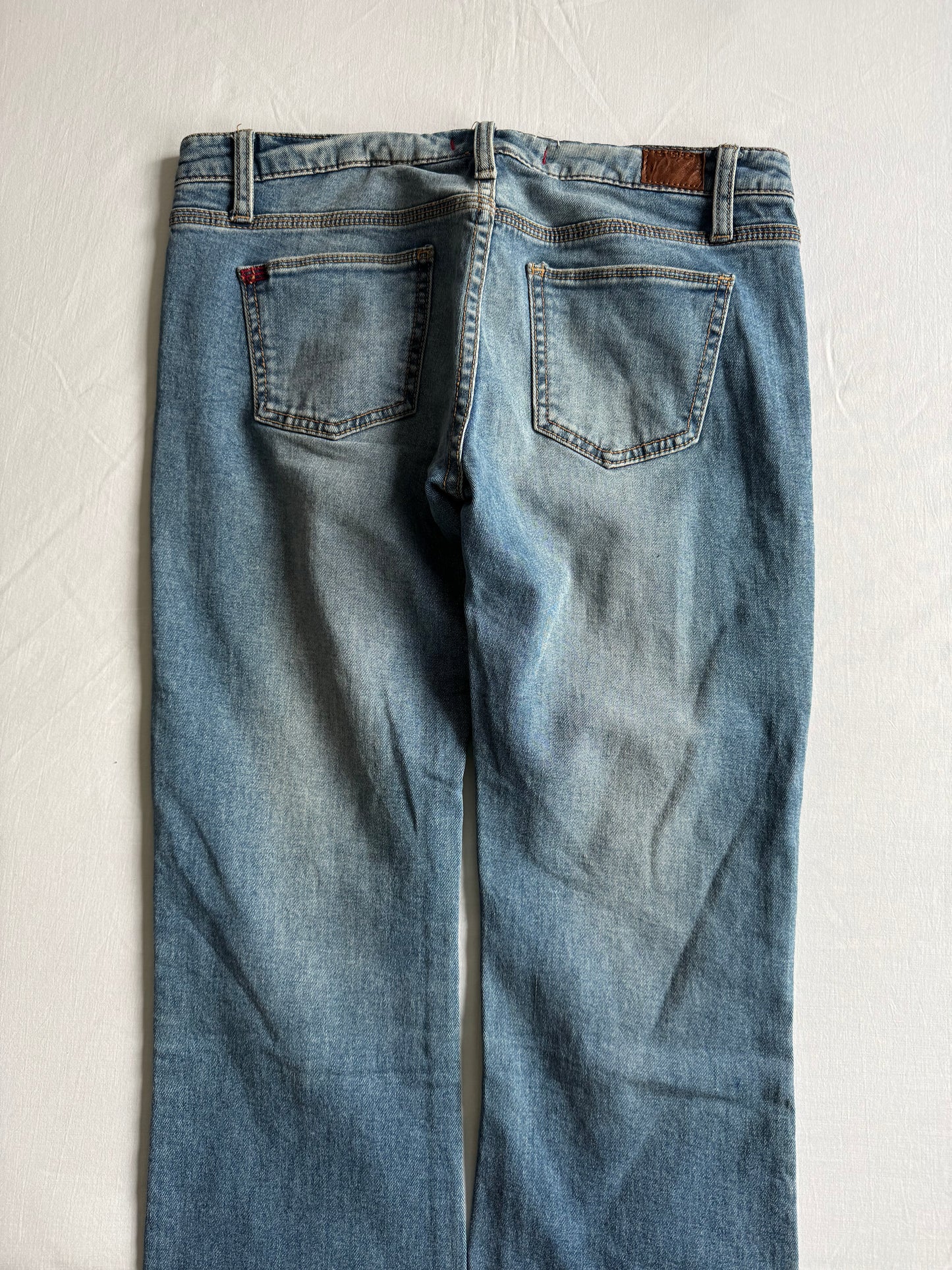 👖 Blugi Y2K Bootcut Light Wash – Mărime US 28 / EU 38