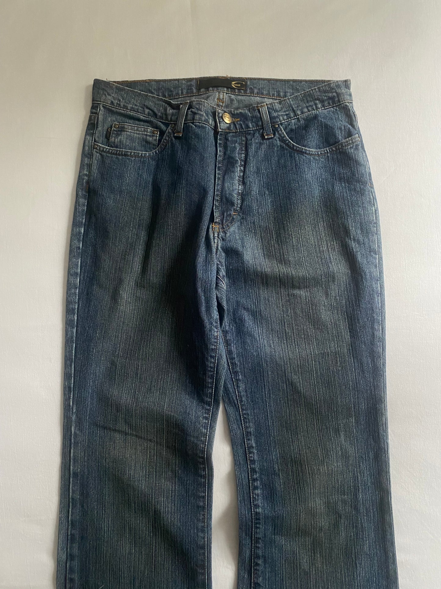 Y2K Roberto Cavalli Blugi Mud Wash Bootcut