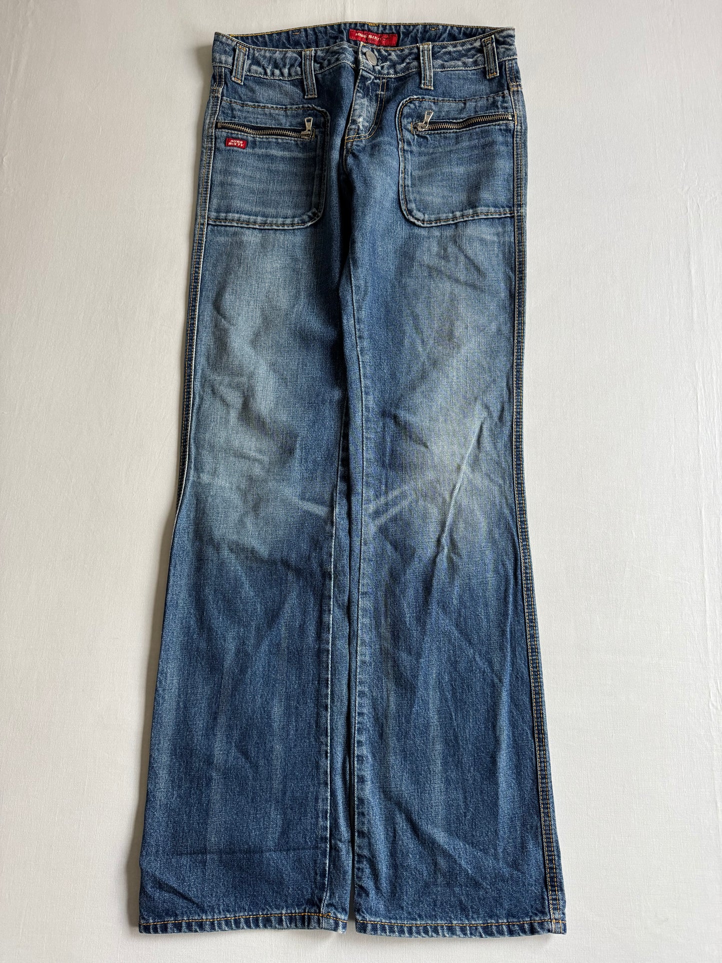 👖 Blugi Miss Sixty Y2K bootcut pentru femei – mărimea US 29, Made in Italy