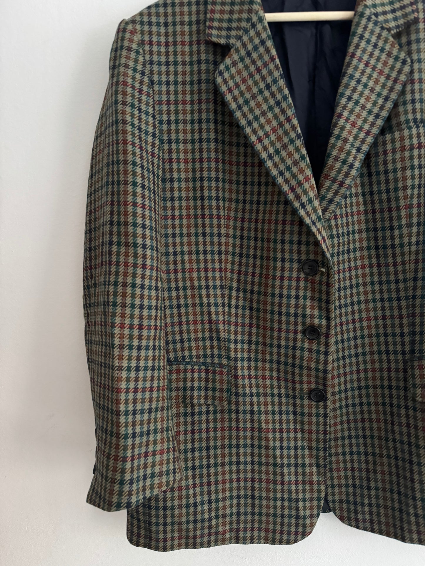 🧥 Sacou Vintage Burberry din Tweed – Femei M/L