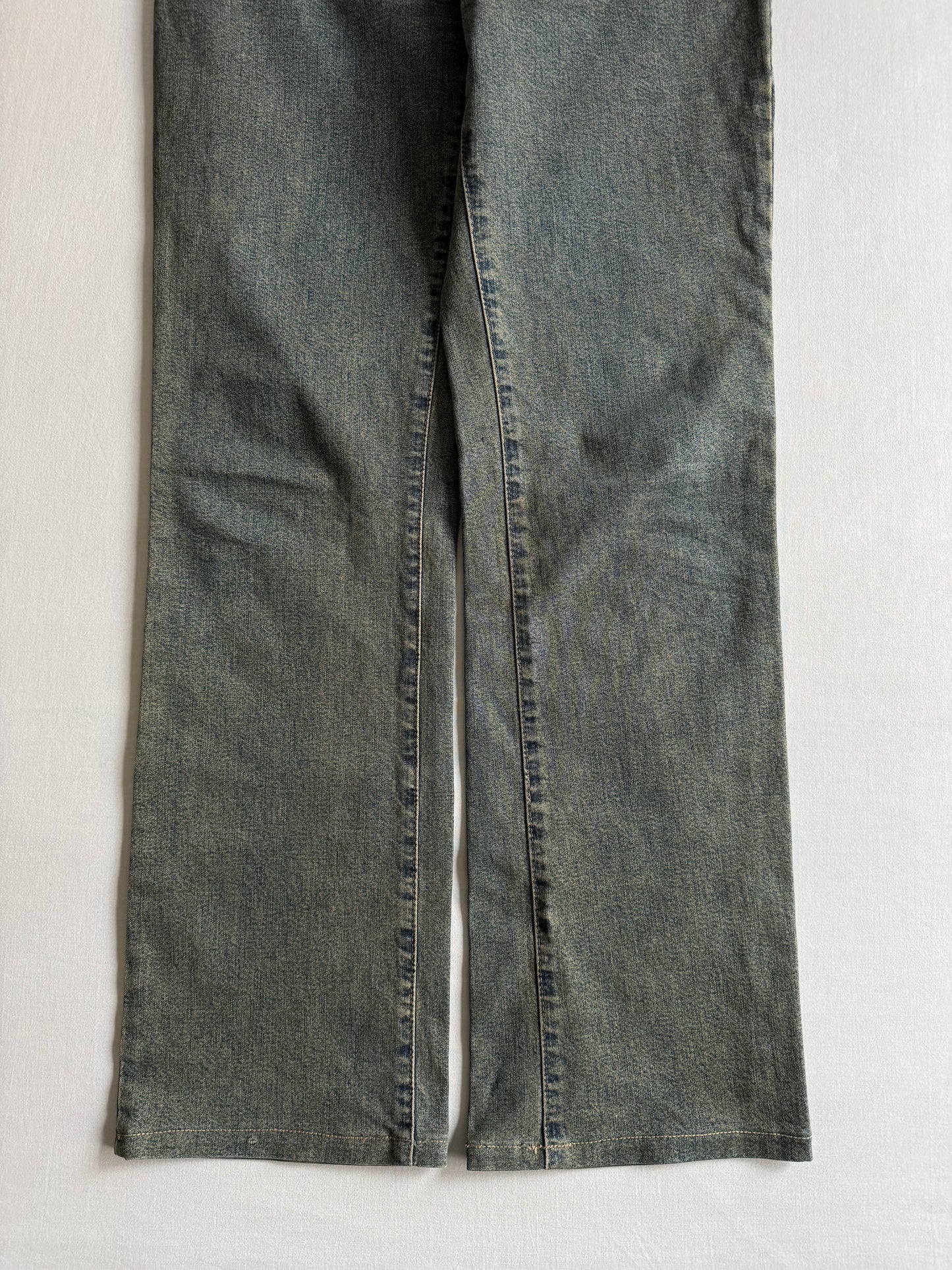 👖 Blugi Y2K Dolce & Gabbana pentru femei – Sandy Wash, Regular / Bootcut Fit, Mărimea US 30