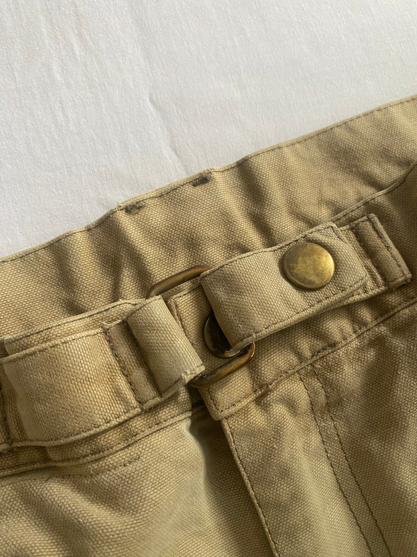 90’s Belstaff Cargo Pants – Rugged & Repaired – Made in Italy – Size 54