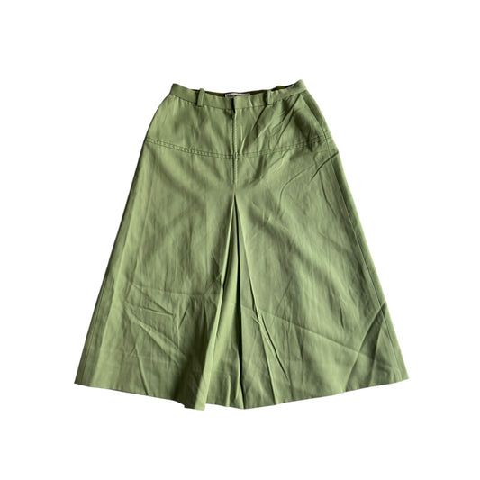 🍵 Fustă Vintage din Lână – Verde Fistic – Marimea M