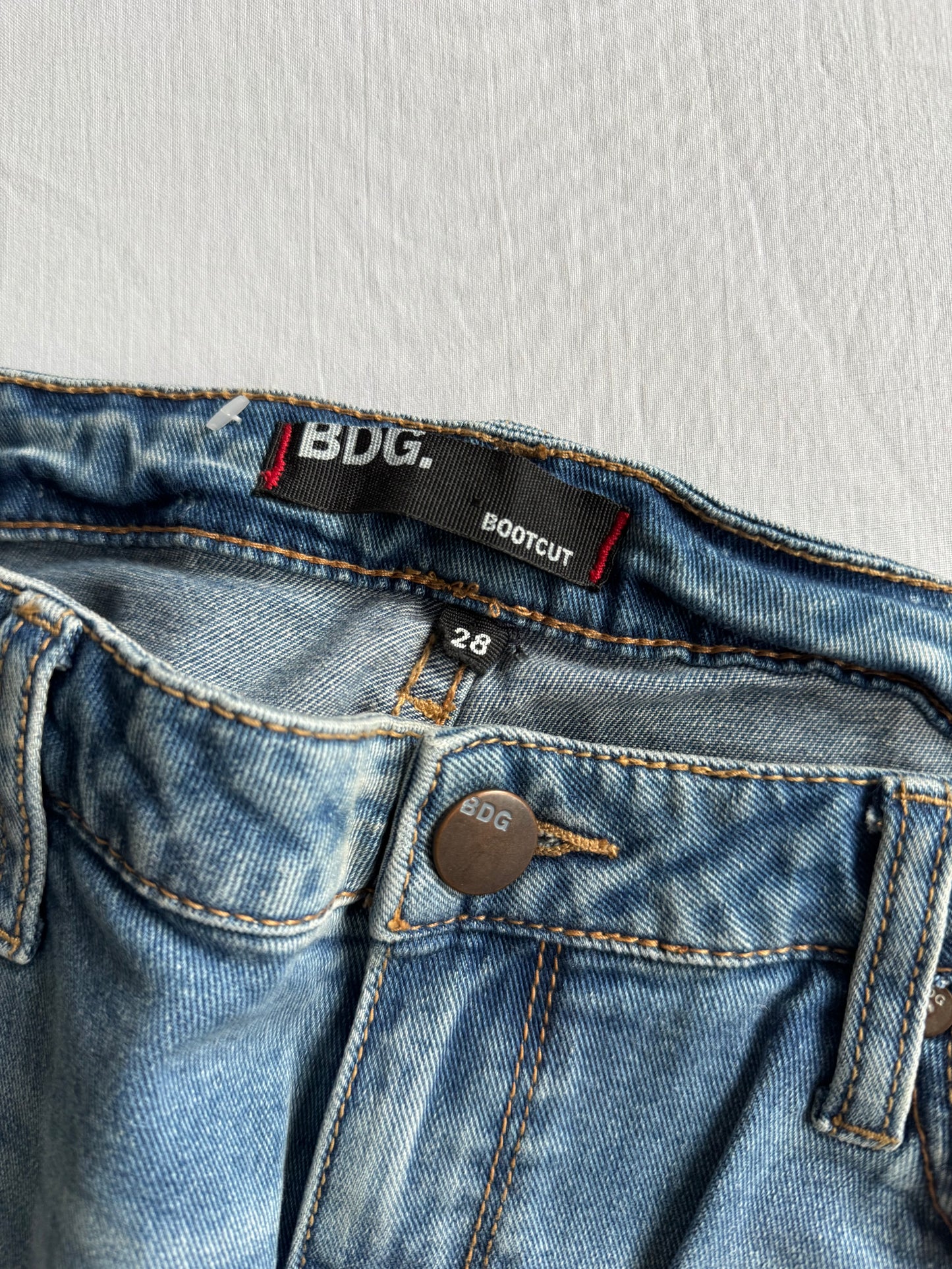 👖 Blugi Y2K Bootcut Light Wash – Mărime US 28 / EU 38