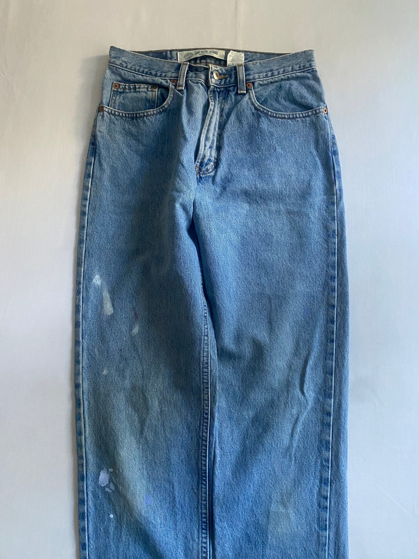 90’s GAP Washed & Paint Splattered Denim Jeans – US 8 Women’s