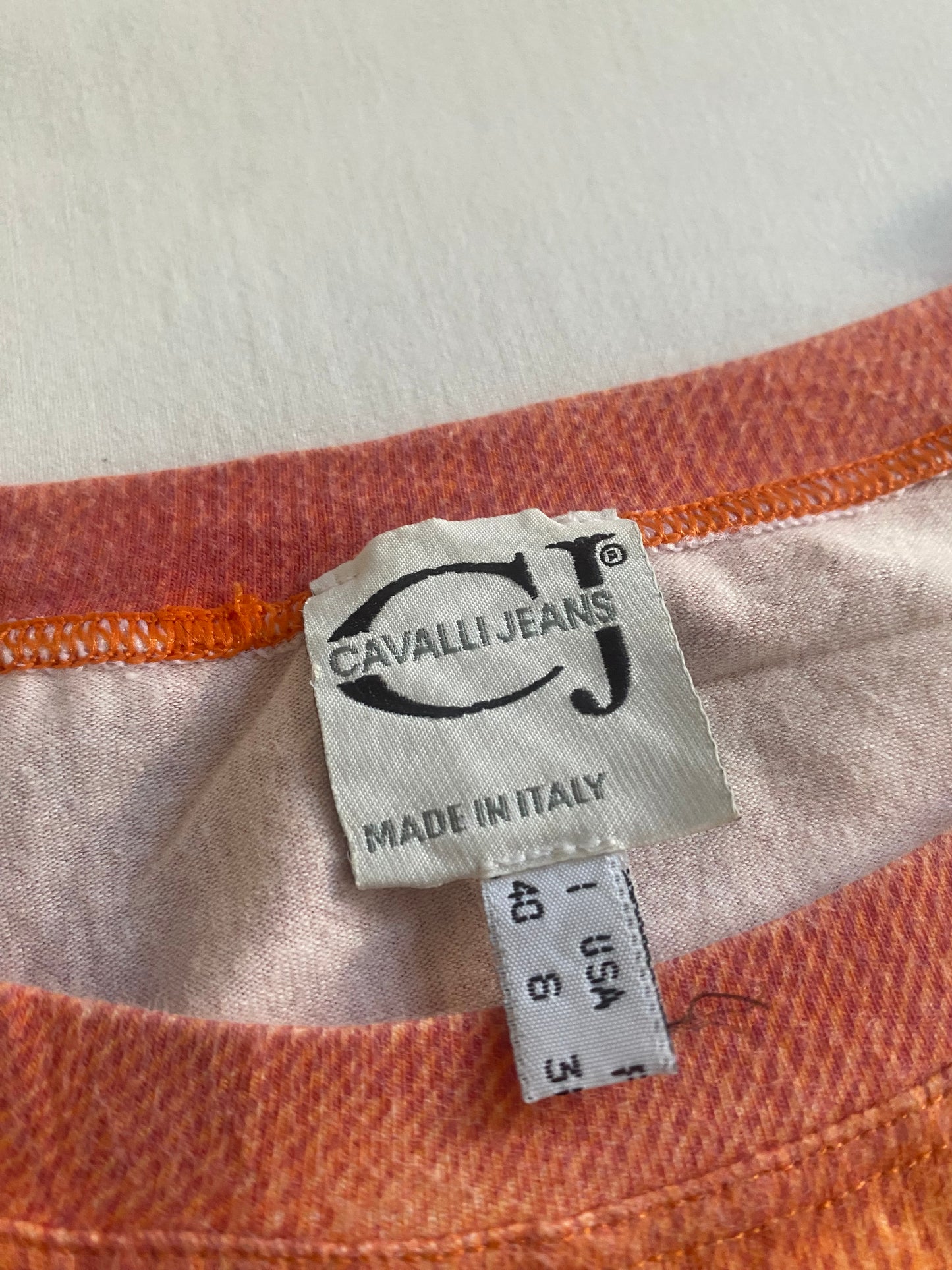 Y2K Roberto Cavalli Printed Top