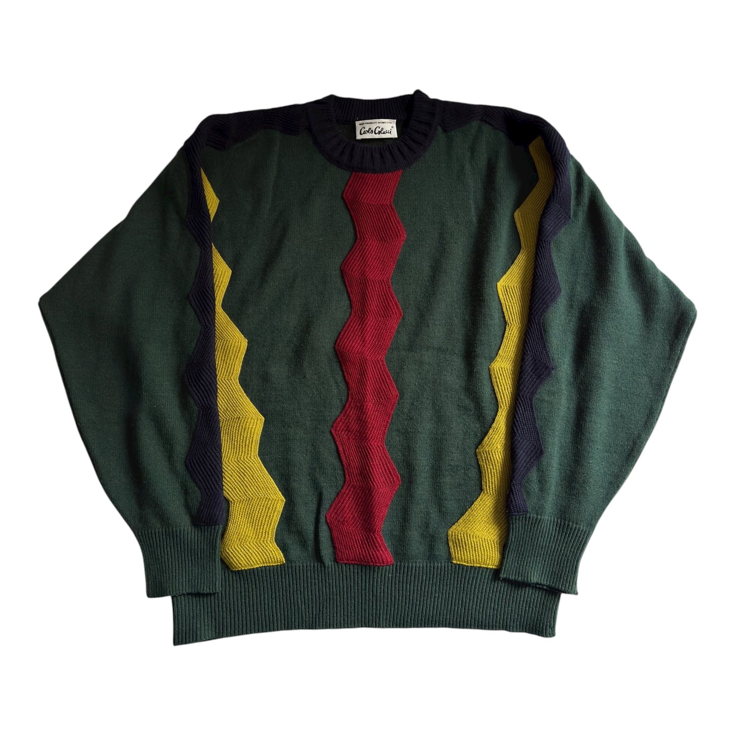 🧶 Pulover Vintage Carlo Colucci – 60% Lână Virgină / 40% Acrilic – Made in Germany – Men’s L