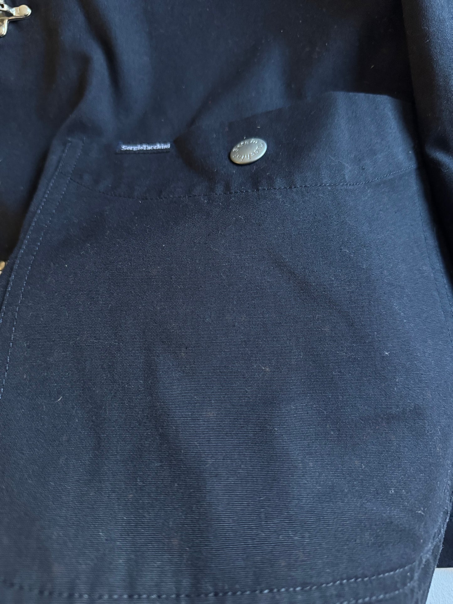 👨‍🚒 Jachetă Sergio Tacchini bleumarin închis cu închidere tip fireman clasp – mărimea M