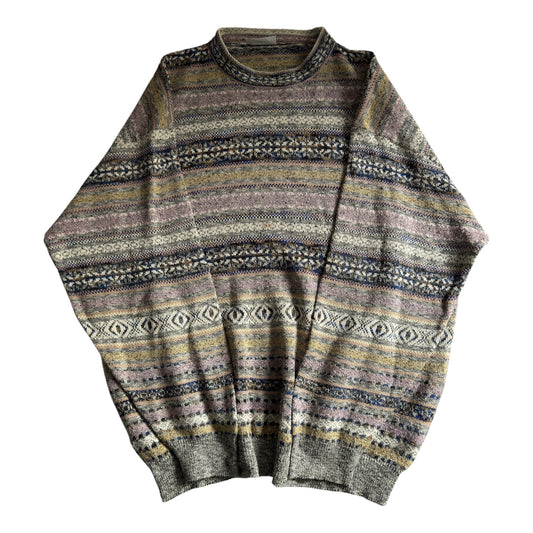 🧶 Pulover Vintage Monello – Made in Italy – Men’s XL – Bumbac & Acrilic