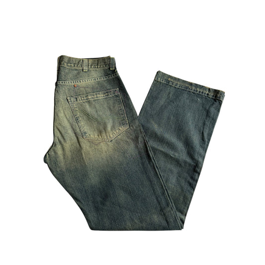 👖 Jeansi Y2K Deadstock Baggy Made in Italy – Sandy Wash (Mărimi 44 / 48 / 50)