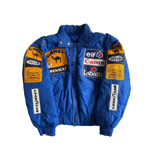 🐪 Geacă vintage Williams Renault Camel F1 Racing – Mărimea L