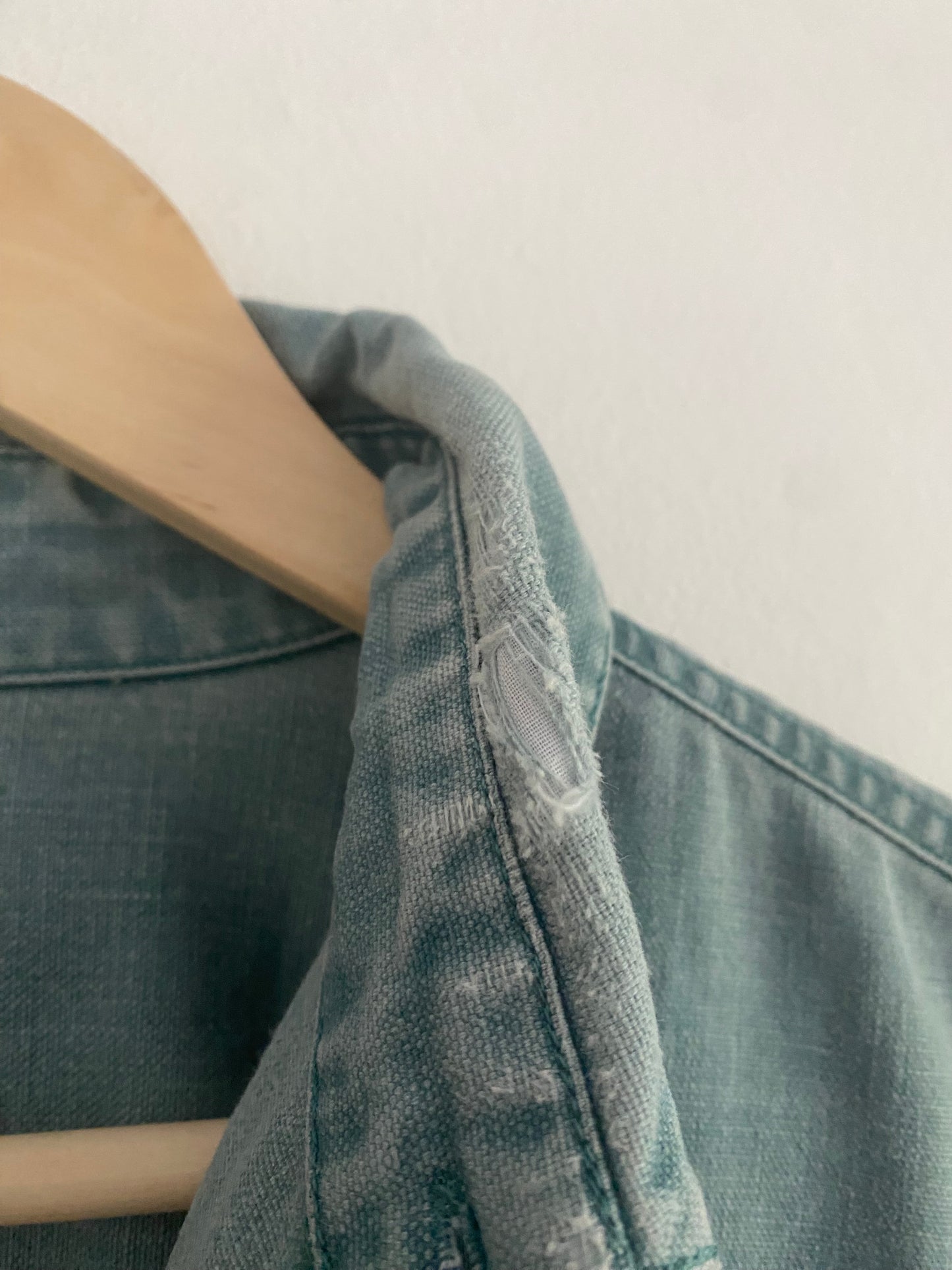Cămașă Vintage Patagonia – Bumbac Heavy, Ocean Blue, Mărime M