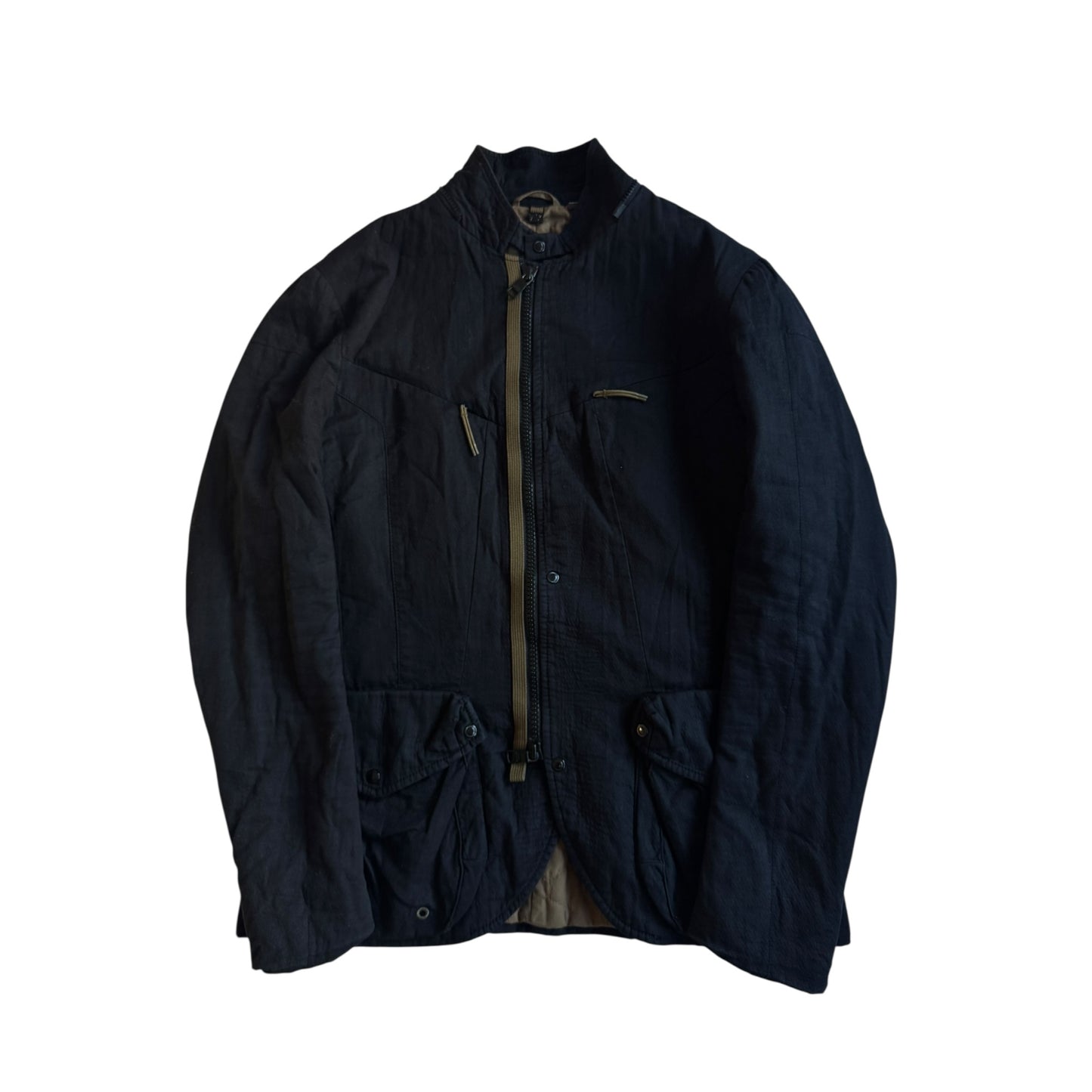🥷 Utility Jacket Y2K Asimetrică pentru Bărbați Armani Exchange – M (Fitted)