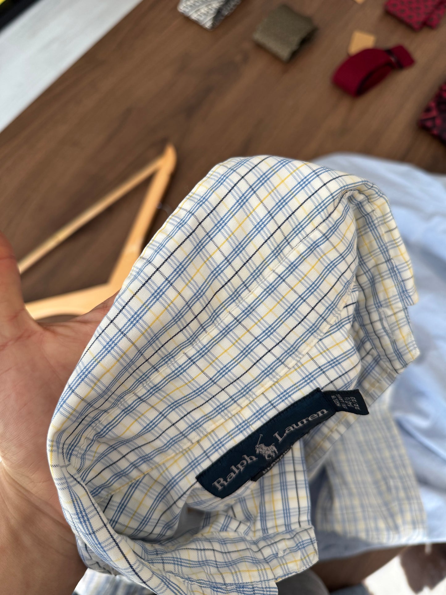 🐴 Cămașă Carouri Polo Ralph Lauren Vintage | Relaxed Fit – S Bărbați