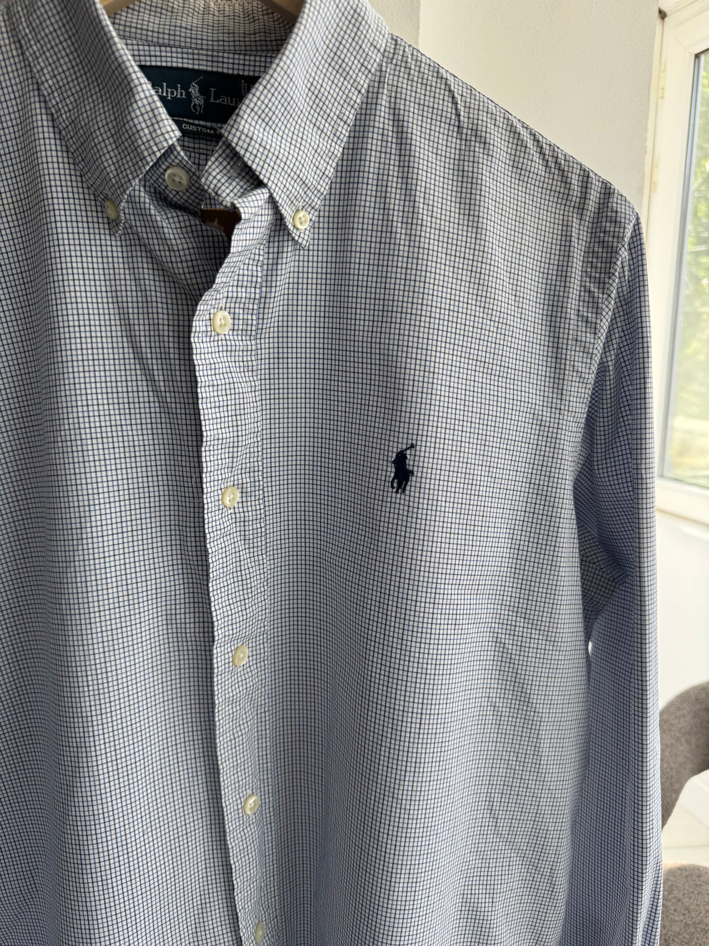 🐴 Cămașă Carouri Polo Ralph Lauren Vintage - Relaxed Fit – M Bărbați